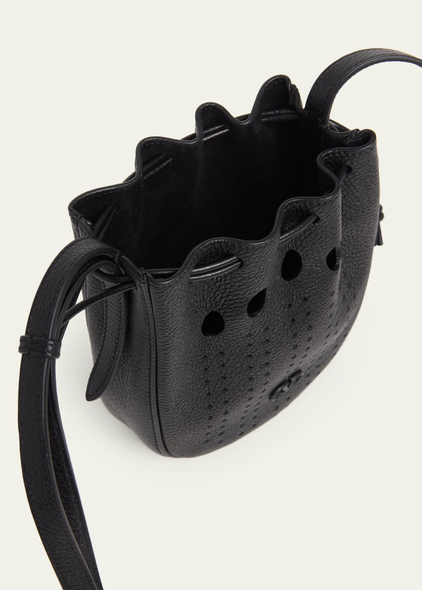 Valentino Garavani Men's Medium Drawstring Shoulder Bag in Grained