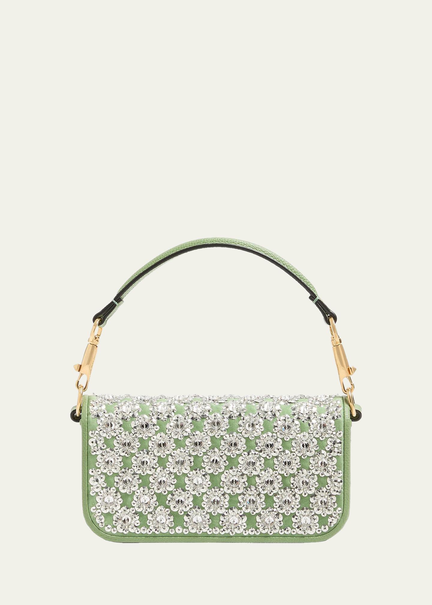 Valentino Garavani Locò Small Embroidered Shoulder Bag - Bergdorf Goodman