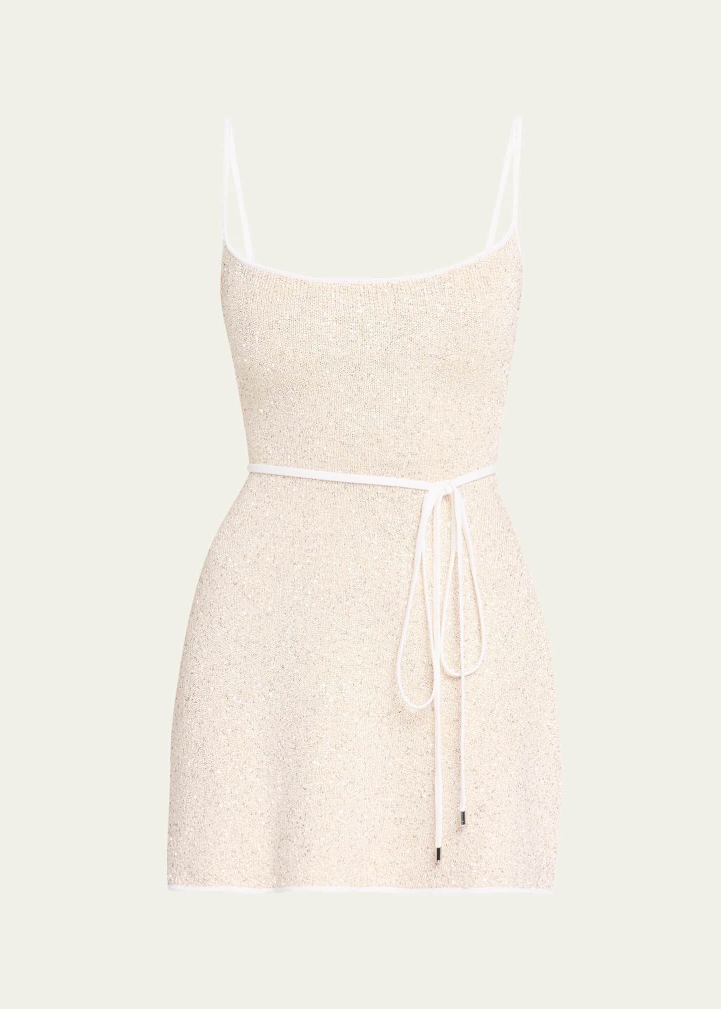 Retrofete Gisele Metallic Knit Mini Dress - Bergdorf Goodman