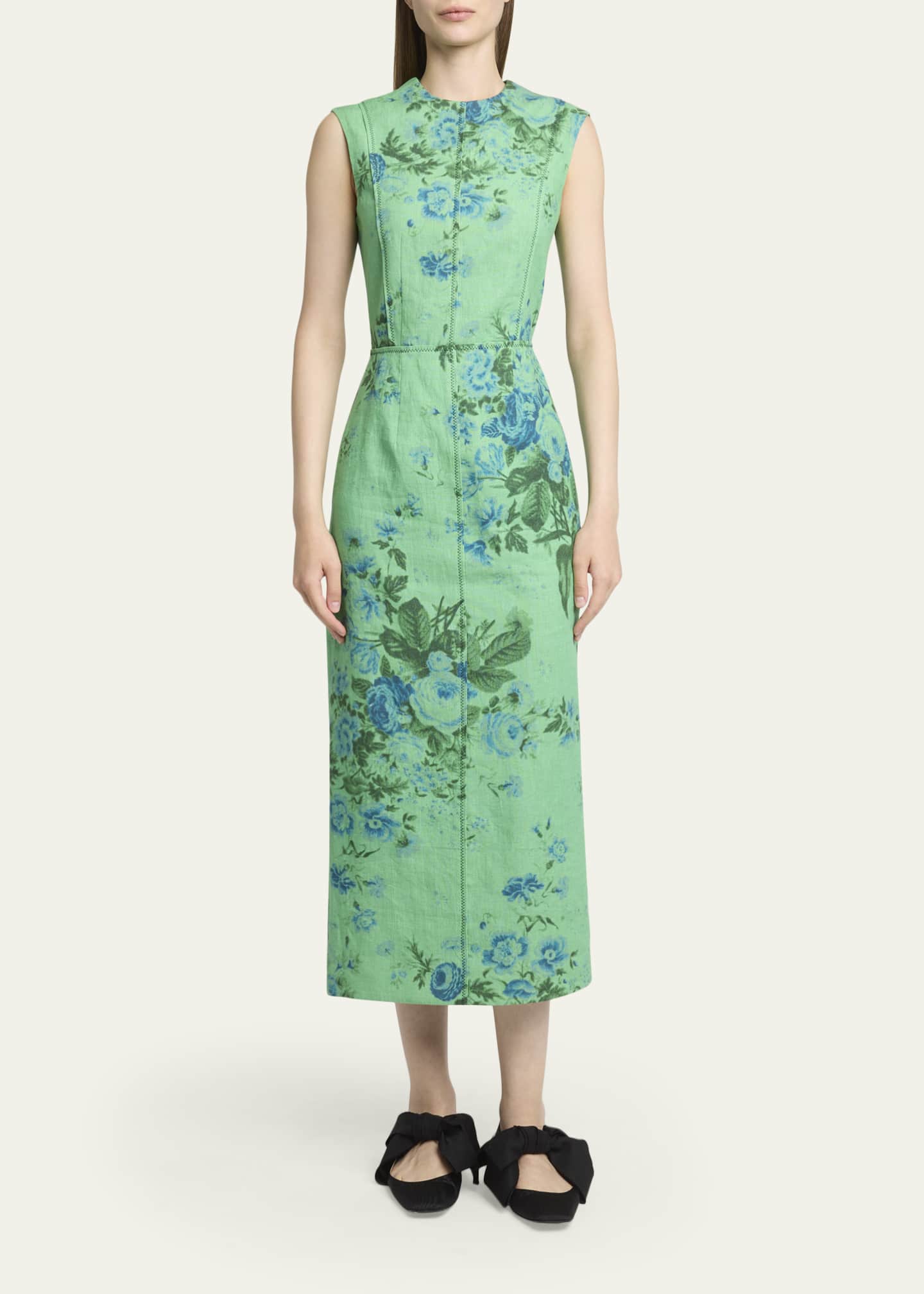 green erdem dress ERDEM