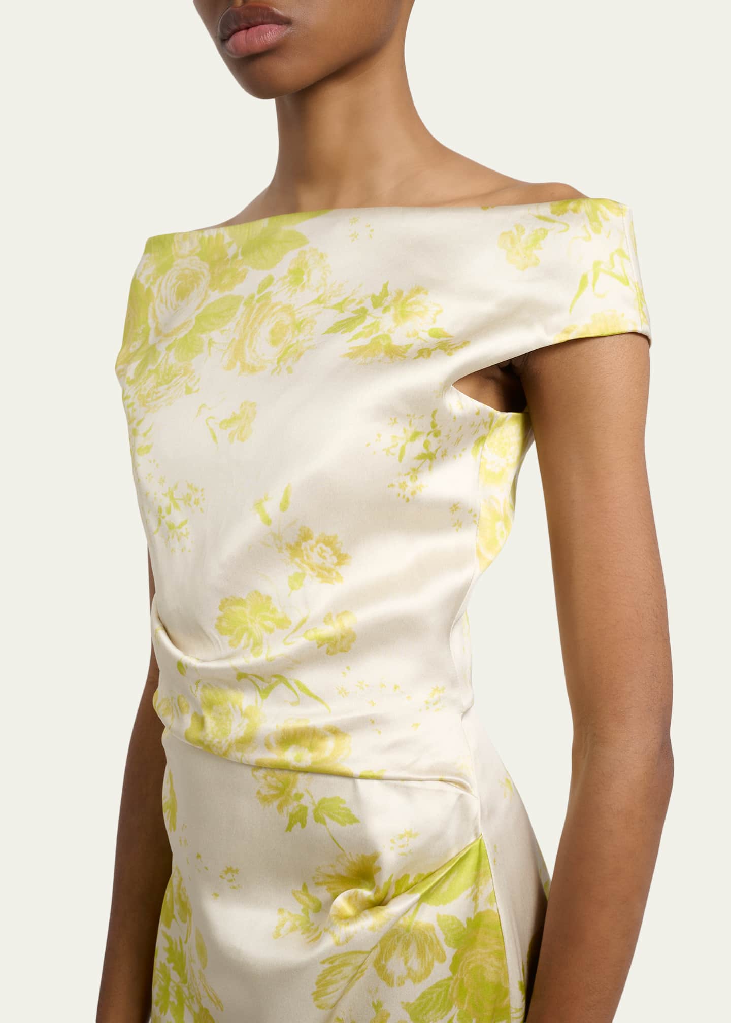 erdem off shoulder dress Erdem Embellished Off-the-shoulder Silk-chiffon Gown - Women - Pink Dresses
