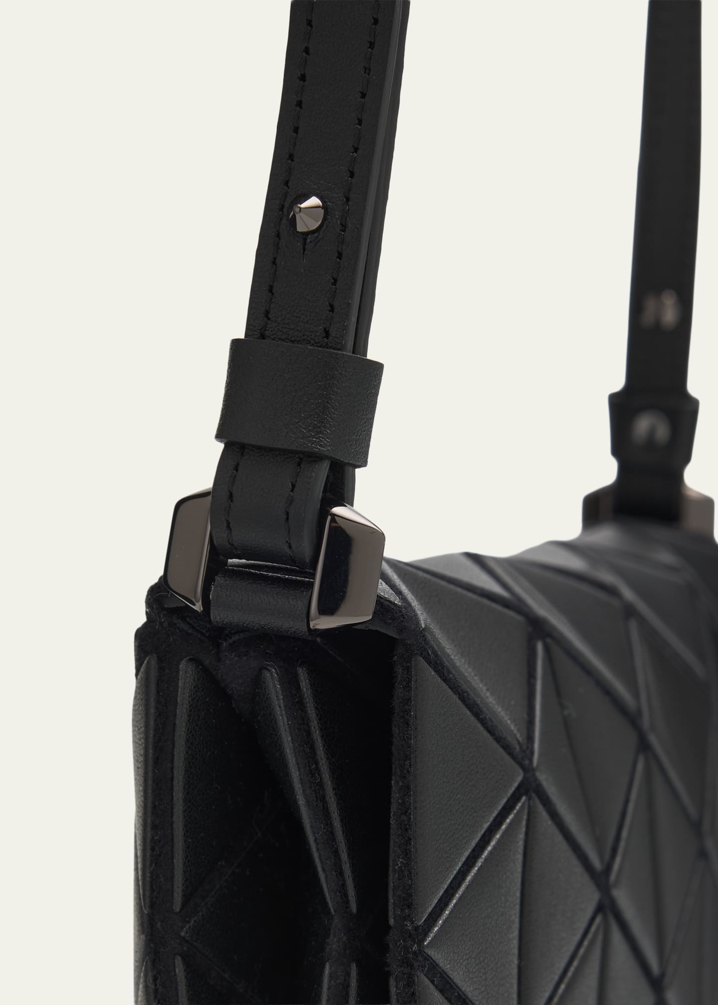BAO BAO ISSEY MIYAKE Tonneau Matte Geometric Shoulder Bag