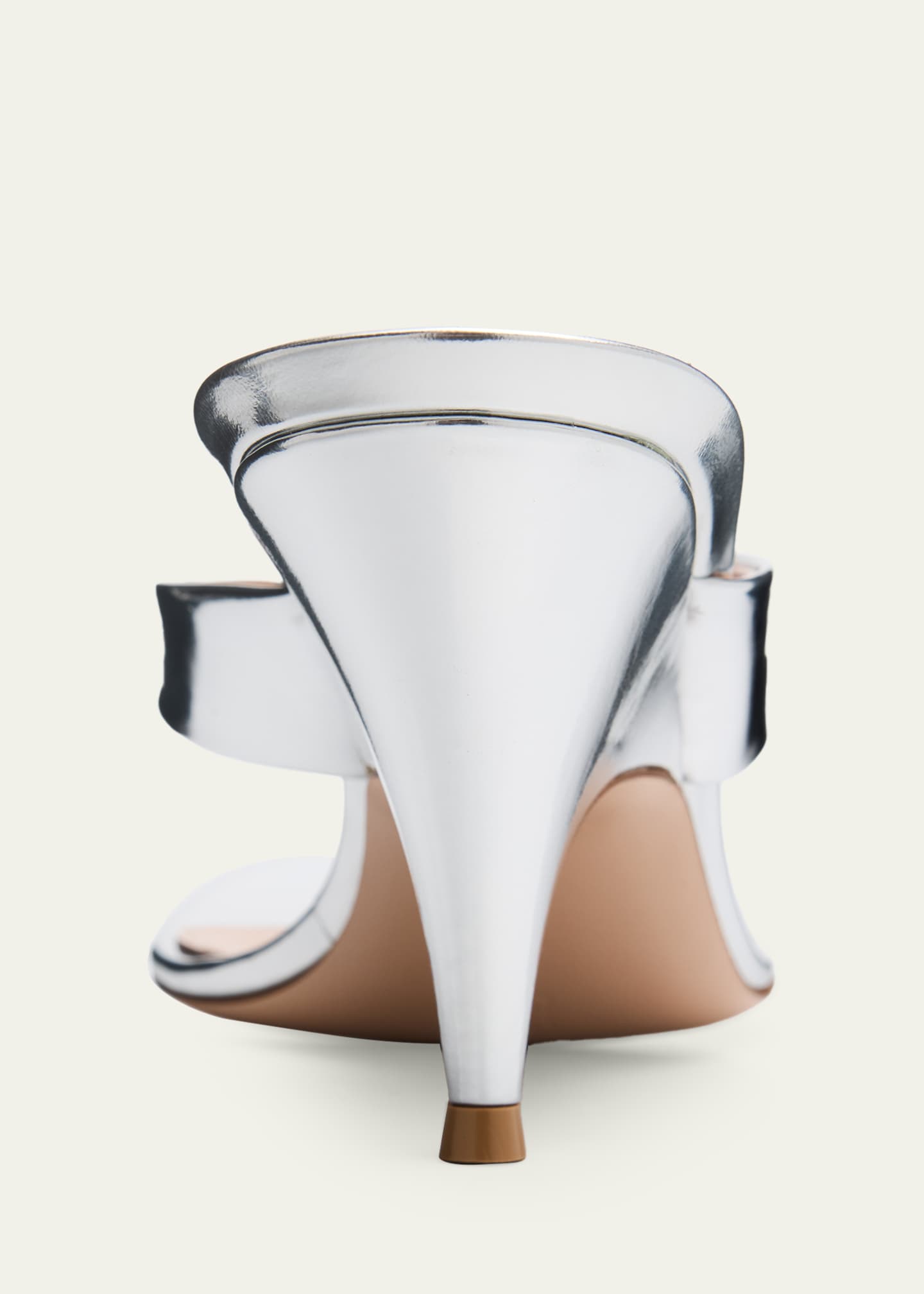 Gianvito Rossi サンダル 新品未使用♪ Gianvito Rossi 70mm Metallic Leather Thong Sandals - Bergdorf Goodman