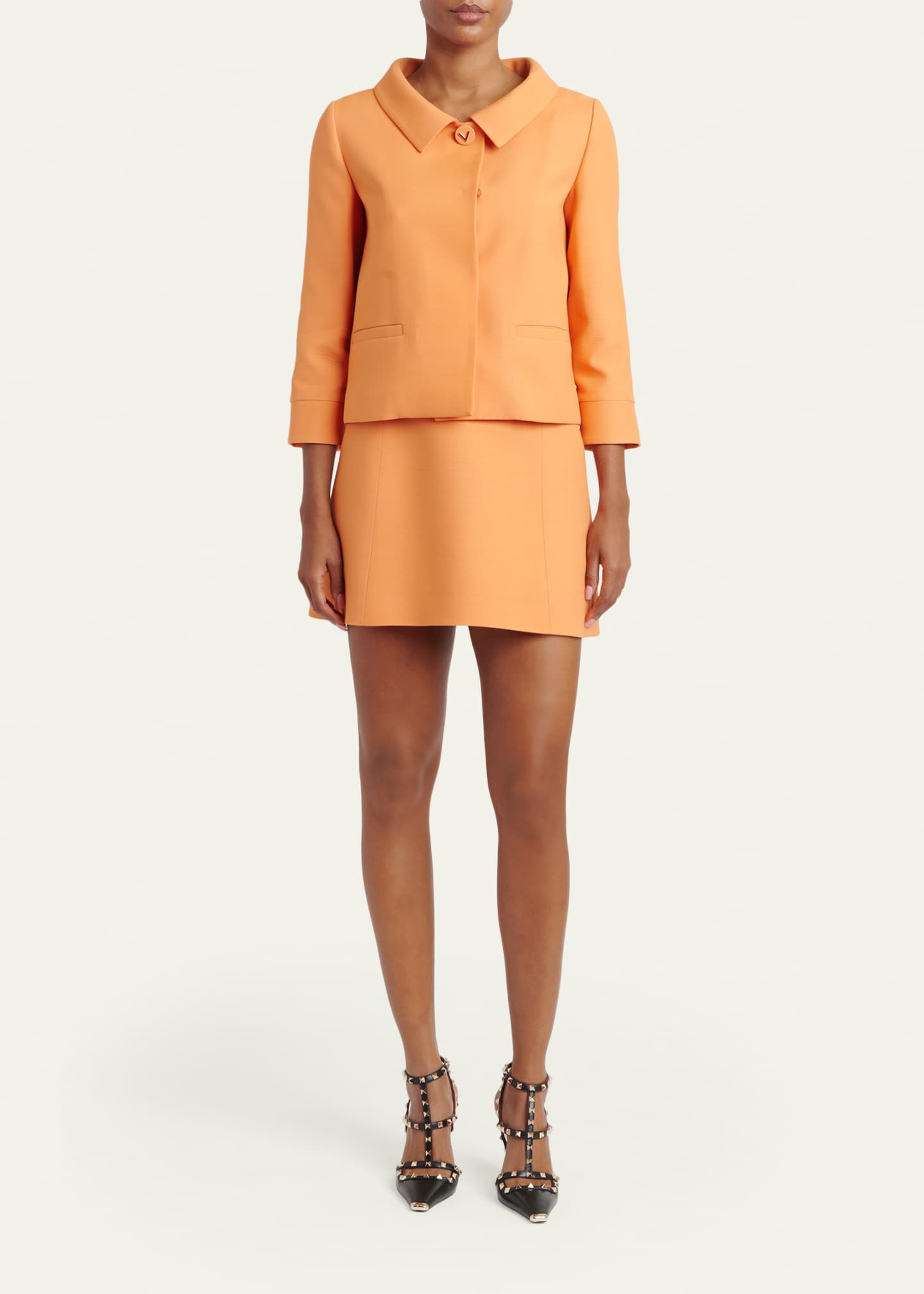 Valentino Garavani Virgin Wool Mini Skirt - Bergdorf Goodman