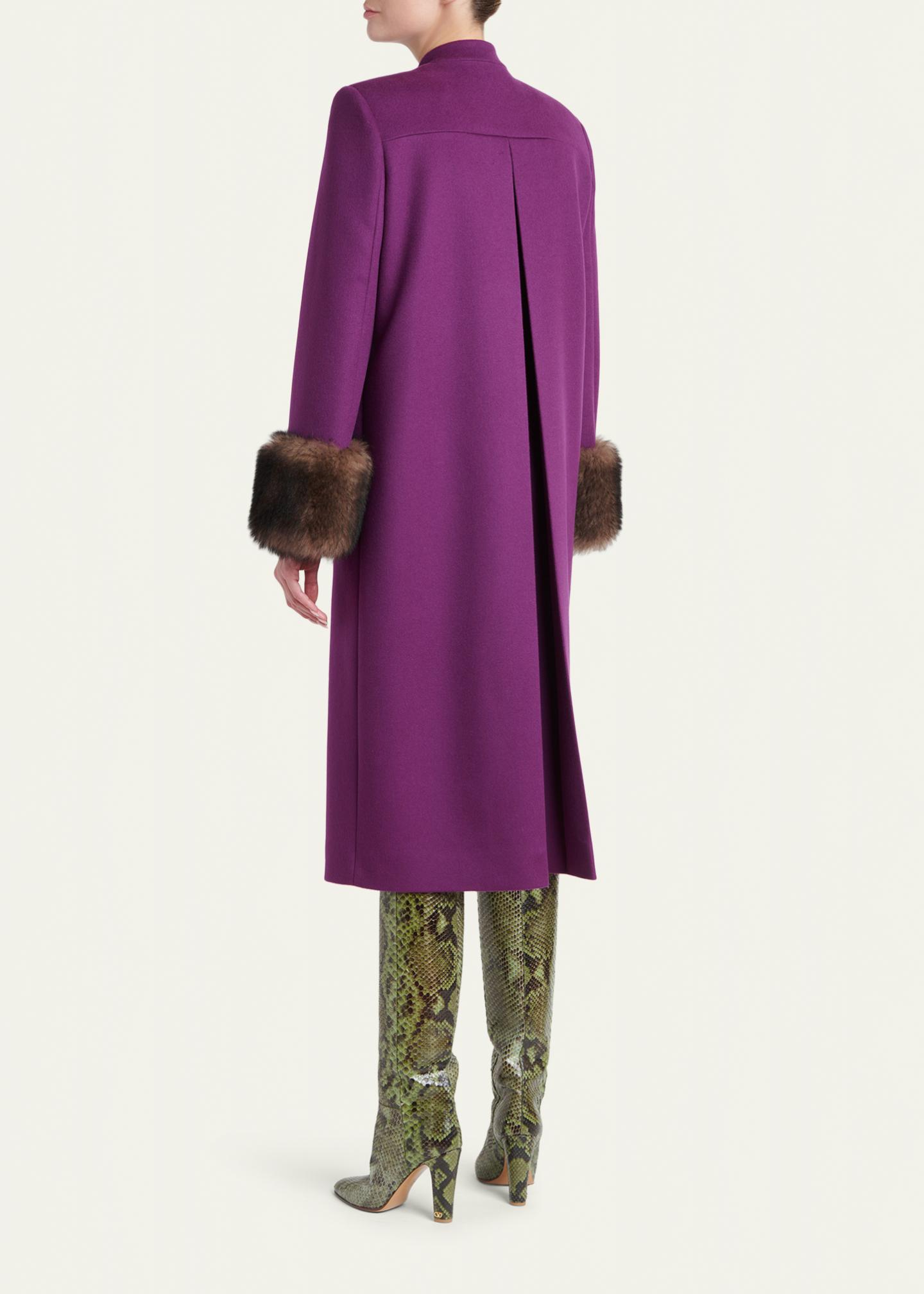 Valentino Garavani Long Wool Coat - Bergdorf Goodman