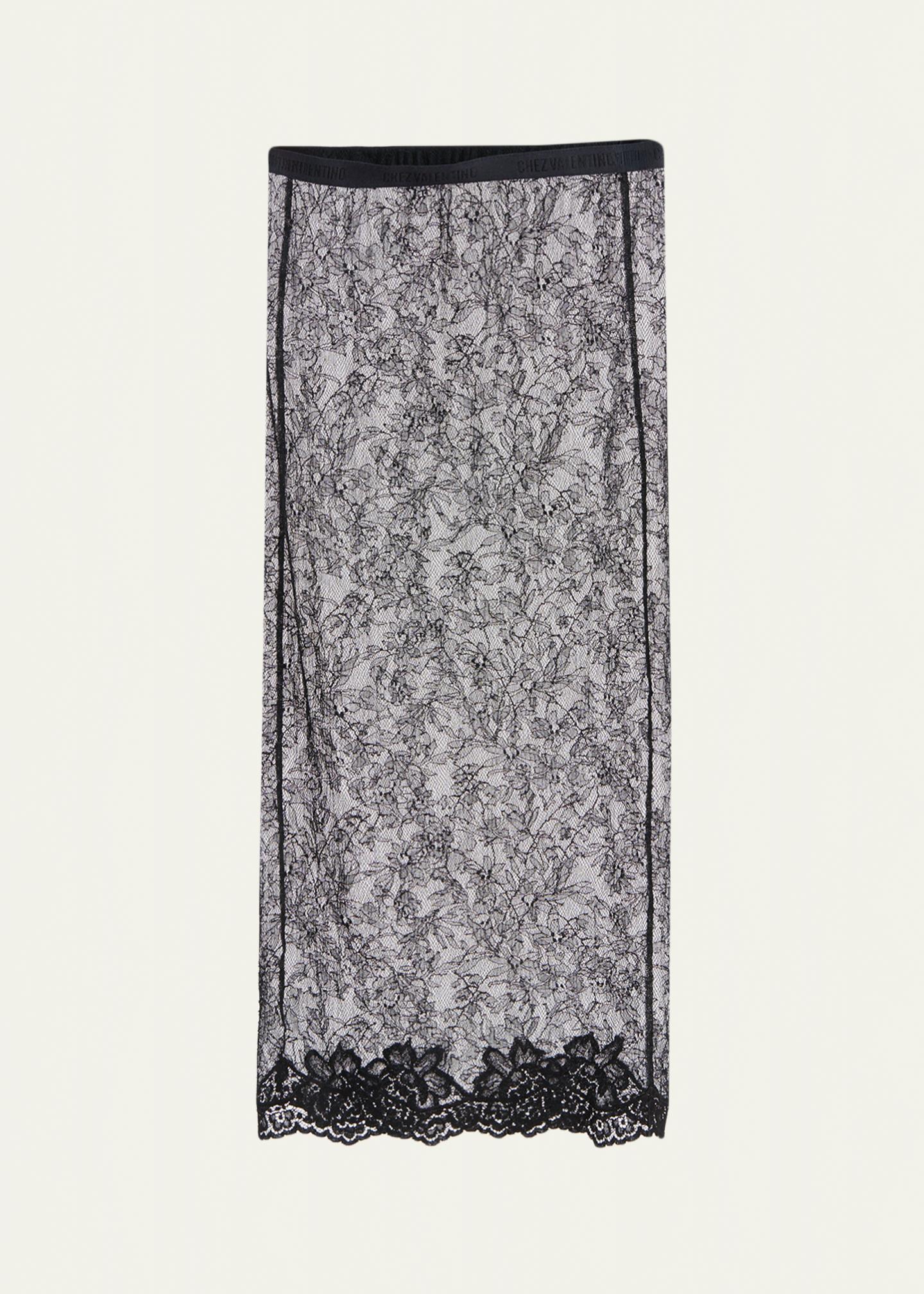 Valentino Garavani Lace Bodycon Midi-Skirt - Bergdorf Goodman