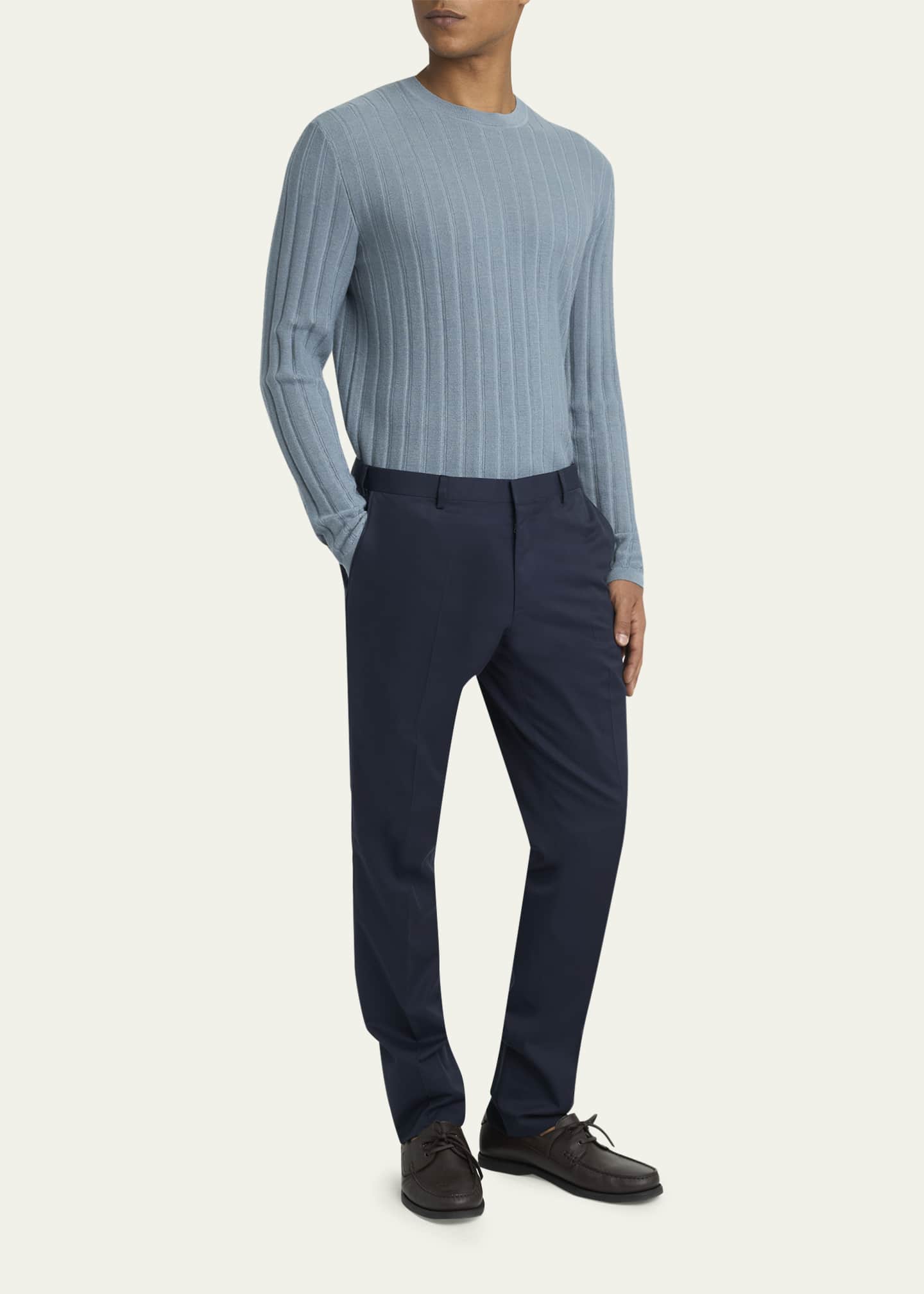 HOMME PLISSE スラックス Homme Plisse Issey Miyake Men's Poplin Straight Leg Trousers