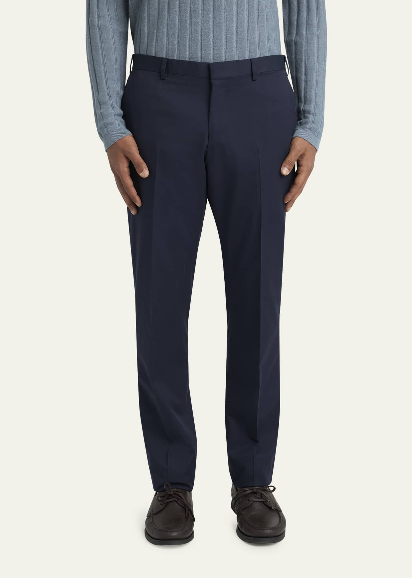 Homme Plisse Issey Miyake Men's Poplin Straight Leg Trousers