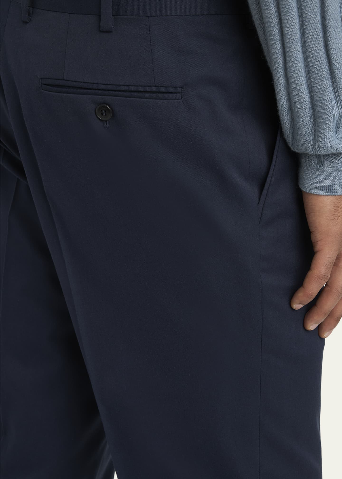 Homme Plisse Issey Miyake Men's Poplin Straight Leg Trousers