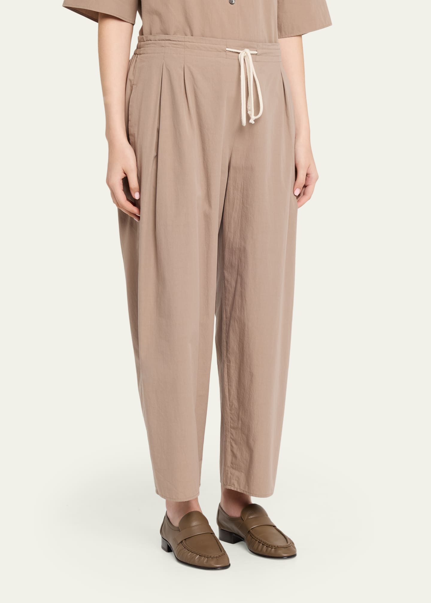 MARIA MCMANUS Drawstring Balloon Tapered-Leg Trousers - Bergdorf