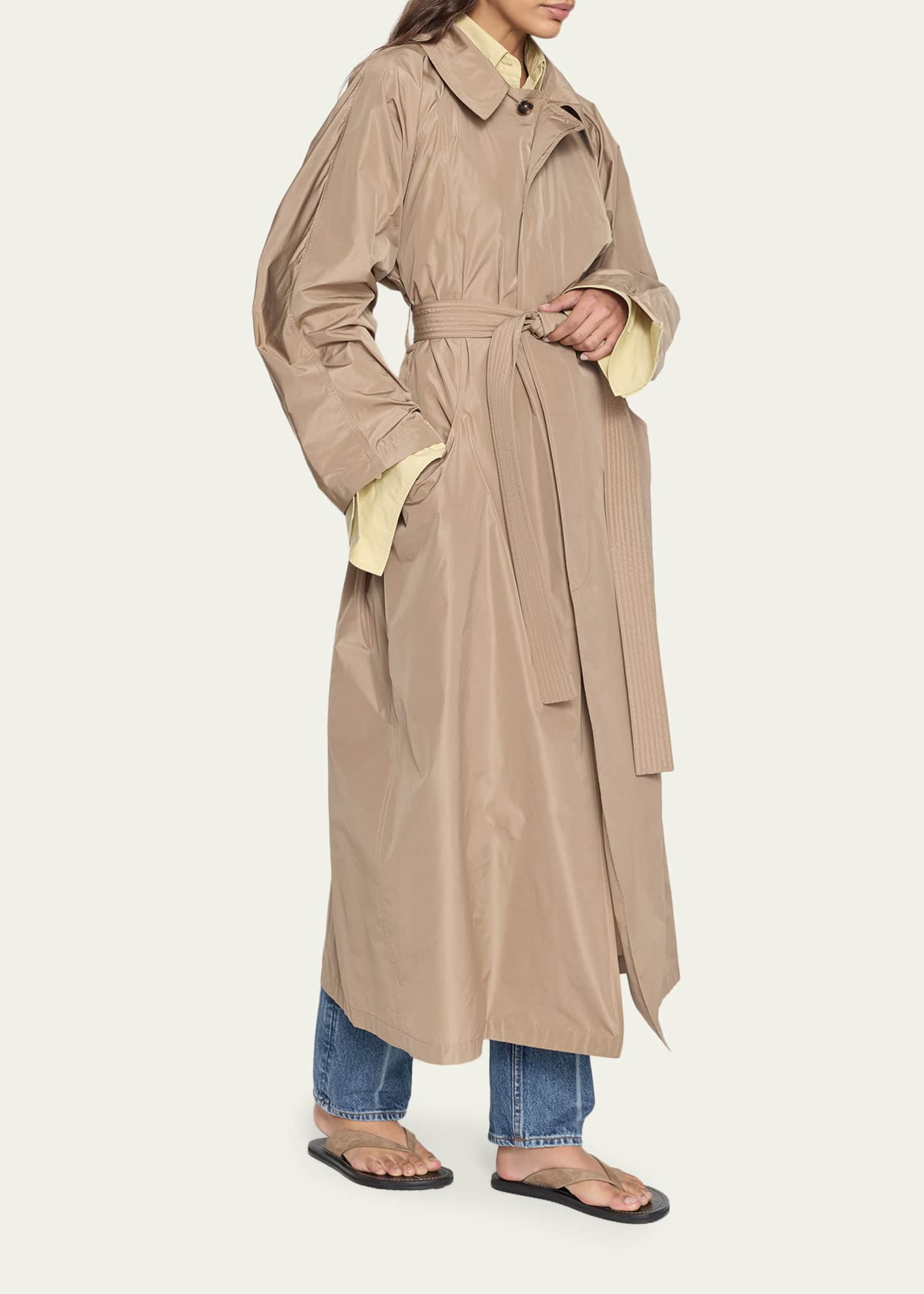 Ossou Arma Technical Taffeta Trench Coat - Bergdorf Goodman