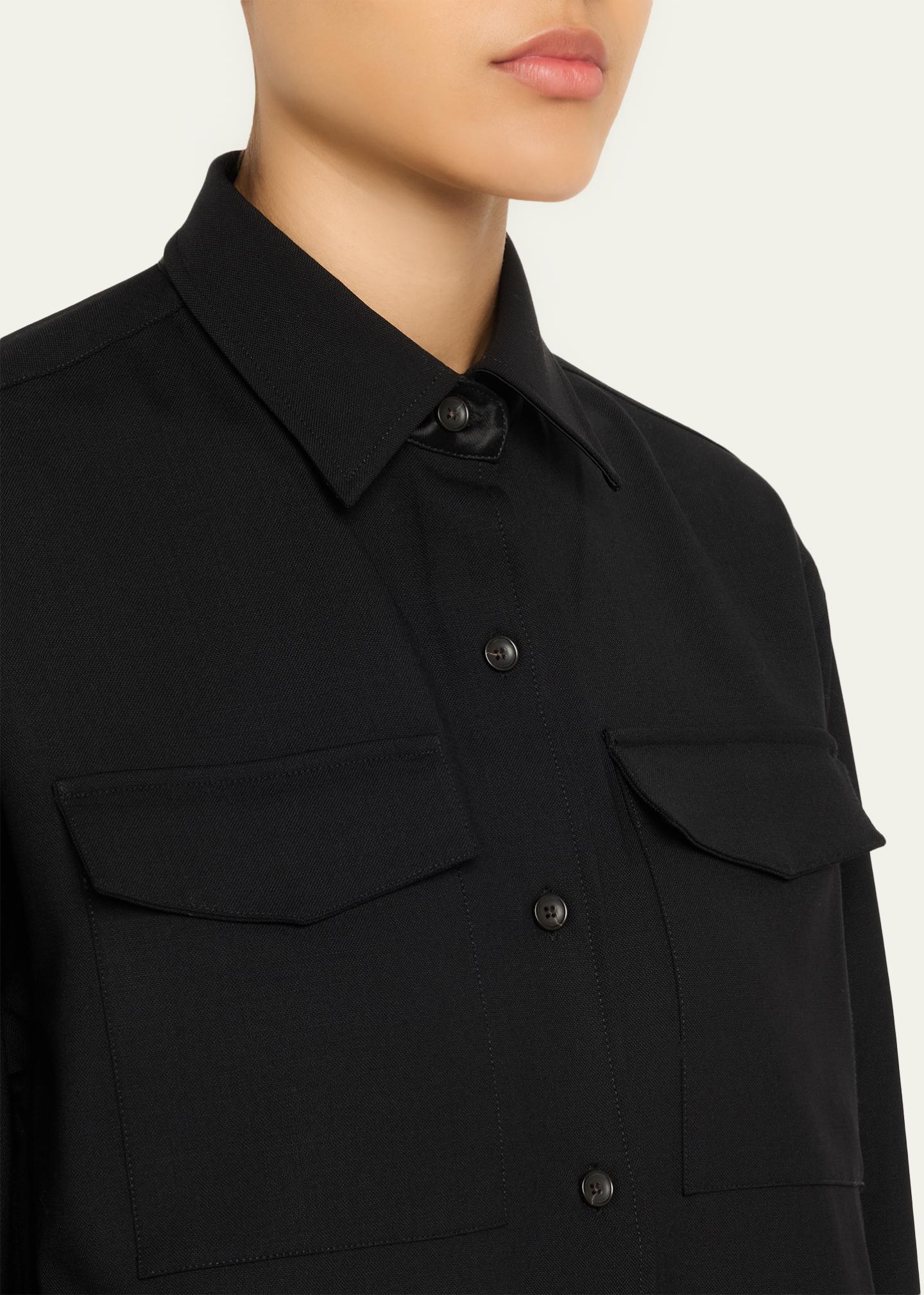 MARIA MCMANUS Wool Cargo Jacket - Bergdorf Goodman