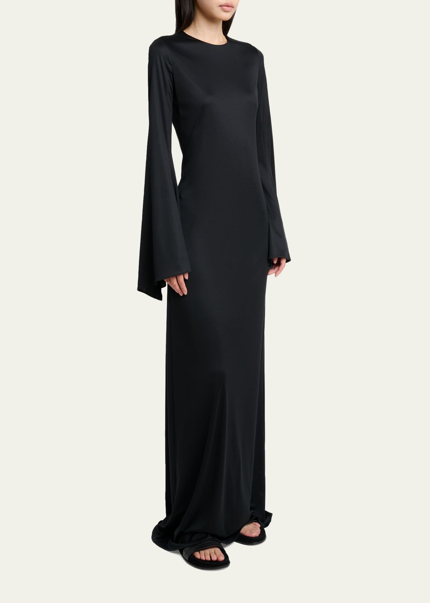 joseph ribkoff maxi dress Joseph Ribkoff Pleated Floral Maxi Wrap Dress Style 262712 Green/Multi / XS
