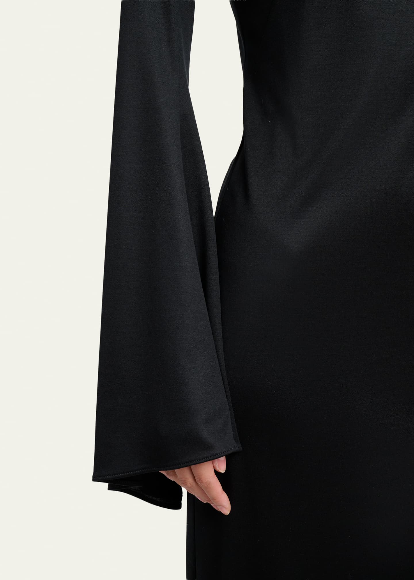 Gabriela Hearst Imara Silk Bell-Sleeve Maxi Dress - Bergdorf Goodman