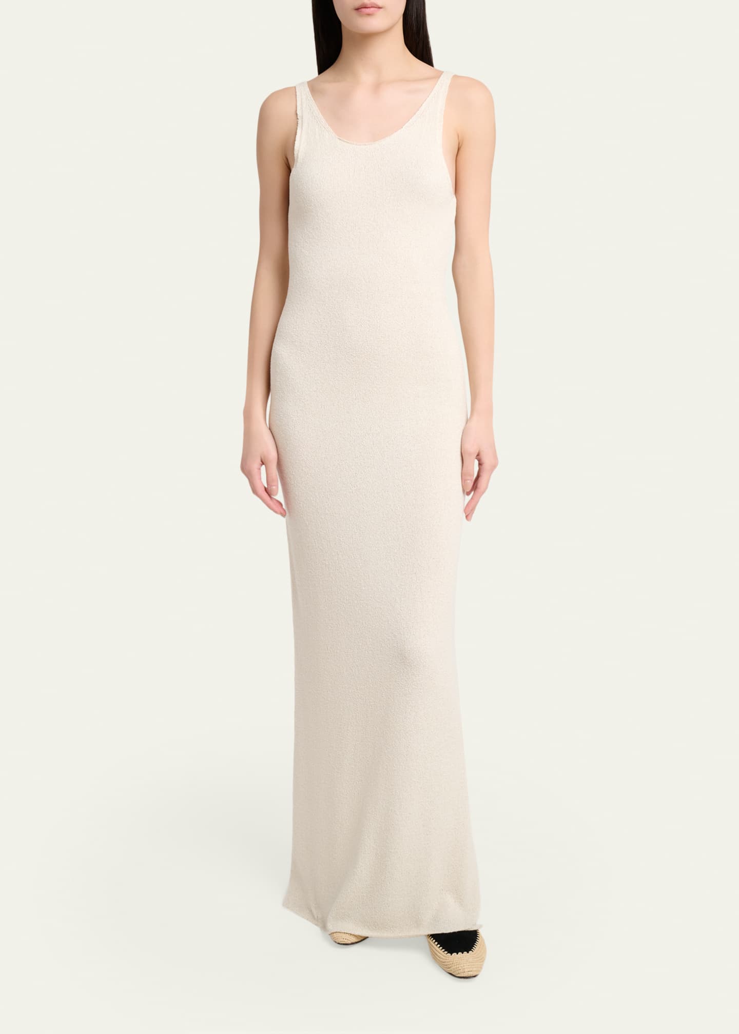 Gabriela Hearst Nyra Silk Gauze Knit Sleeveless Maxi Dress - Bergdorf  Goodman