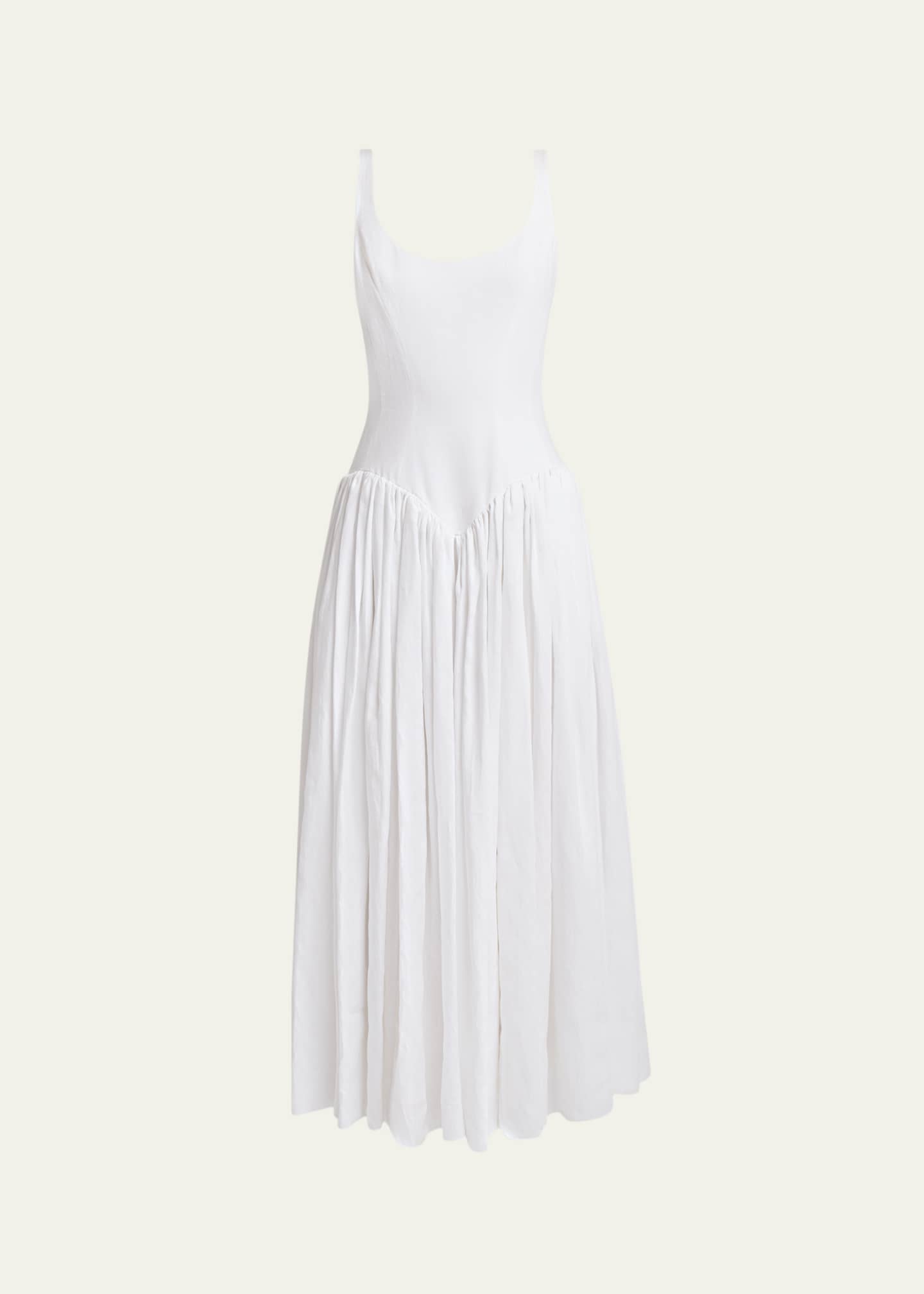 gabriela hearst linen dress Gabriela Hearst Maude Belted Linen Midi Shirt Dress - Women - Orange Dresses
