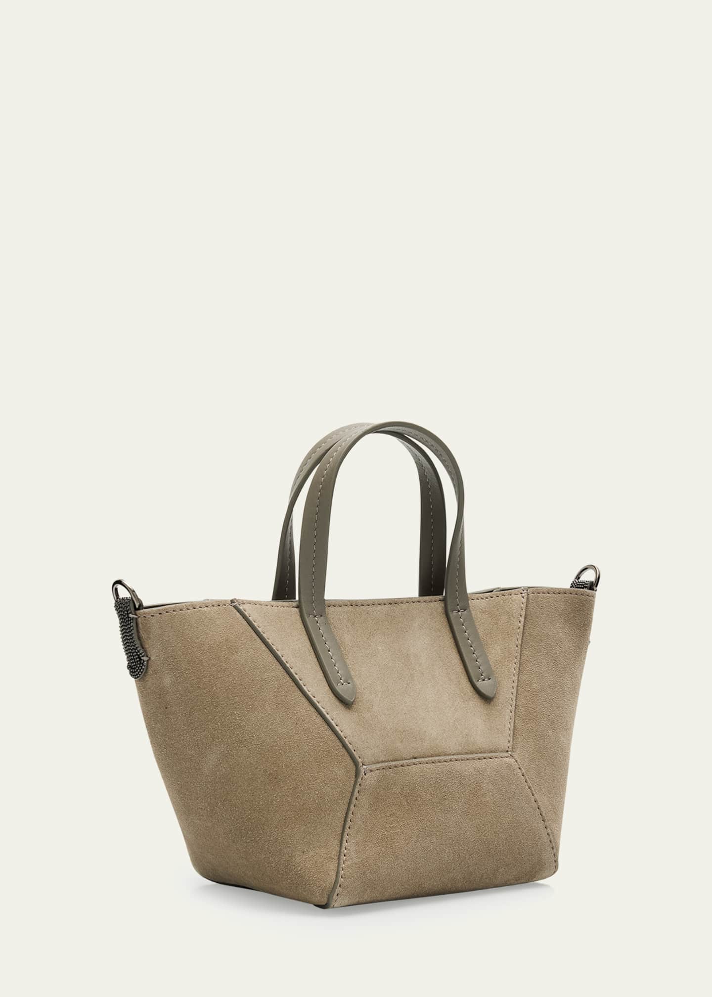 Brunello Cucinelli Duo Soft Suede Mini Bag - Bergdorf Goodman