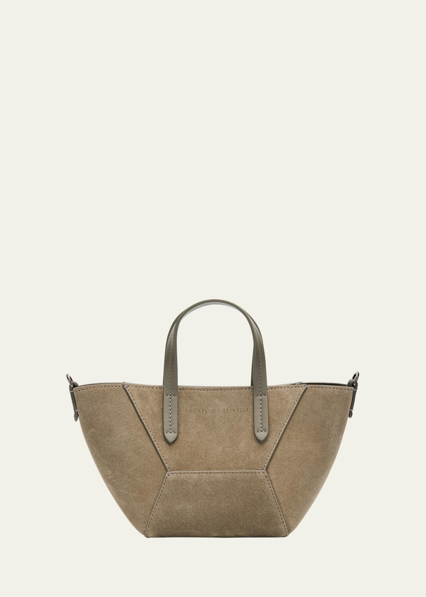 Brunello Cucinelli Duo Soft Suede Mini Bag - Bergdorf Goodman