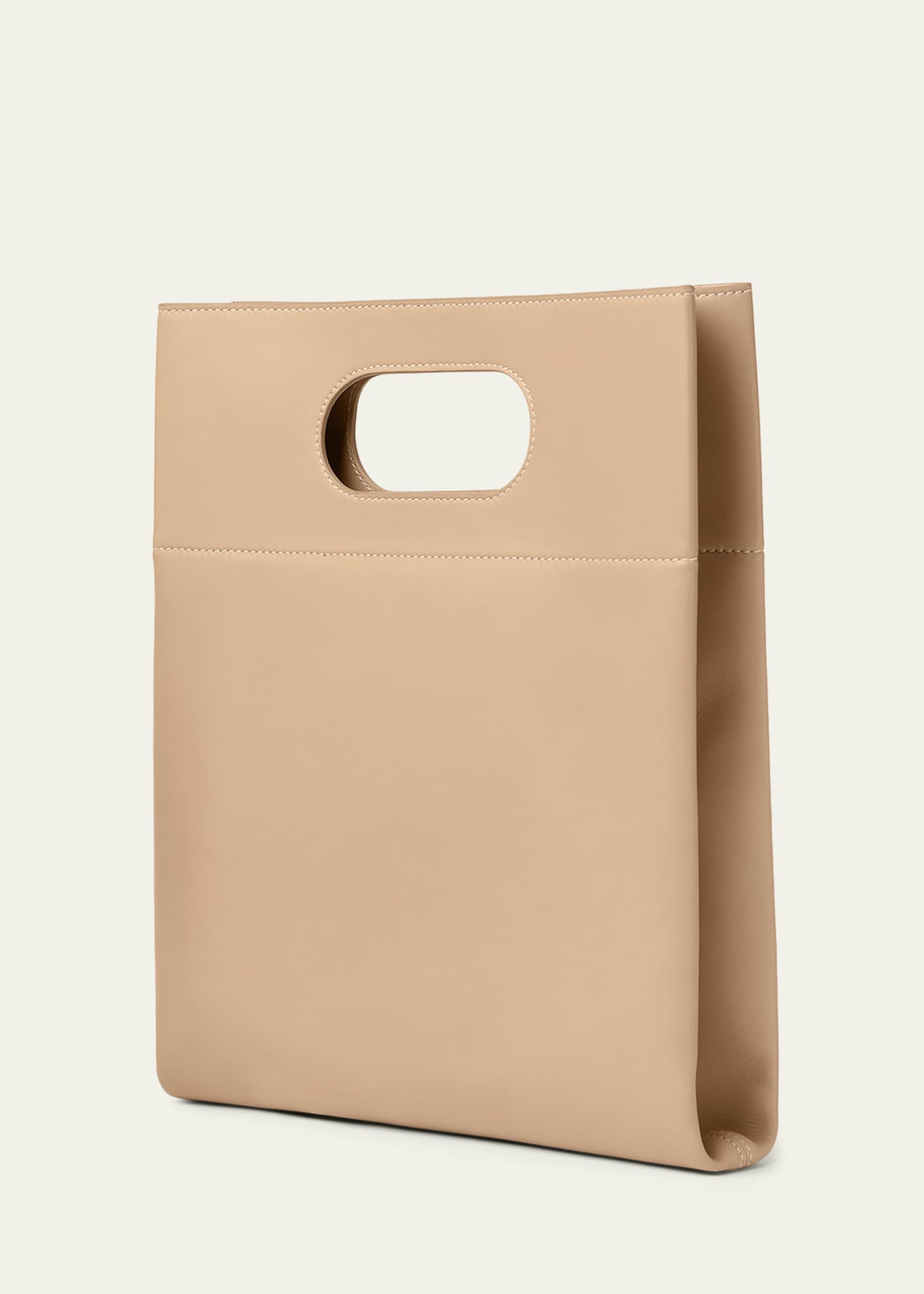 Loro Piana Just Bag Leather Top-Handle Bag - Bergdorf Goodman
