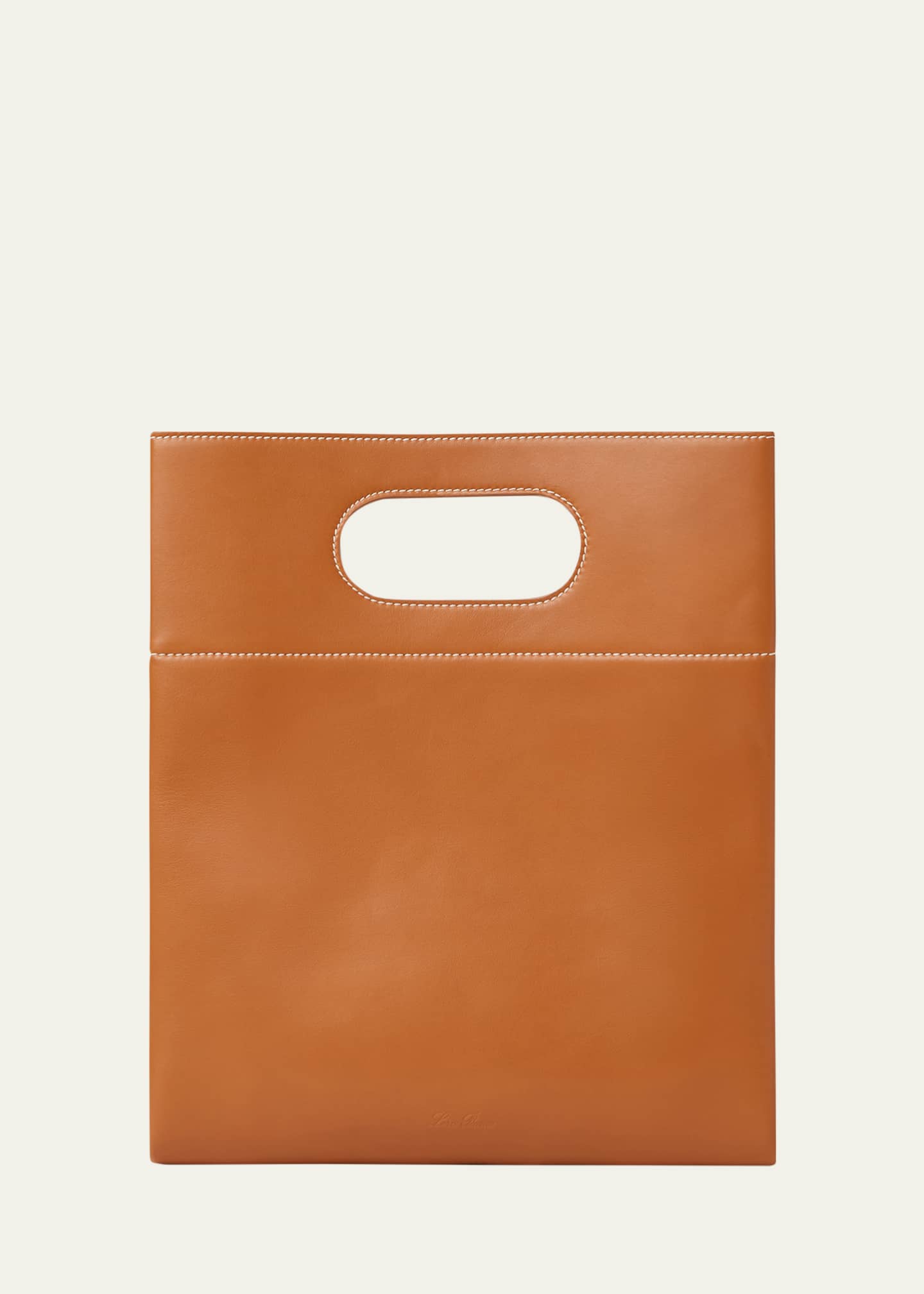Loro Piana☆美品☆ Loro Piana Just Bag Leather Top-Handle Bag - Bergdorf Goodman