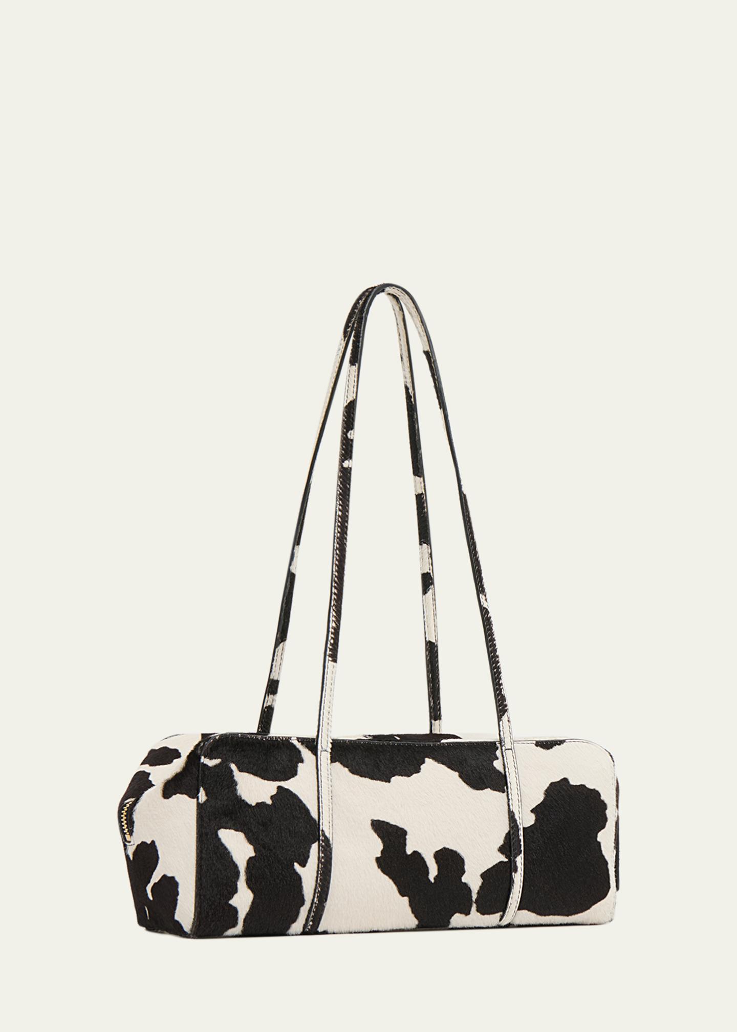 Mansur Gavriel Filo Cow-Print Calf Hair Shoulder Bag - Bergdorf 