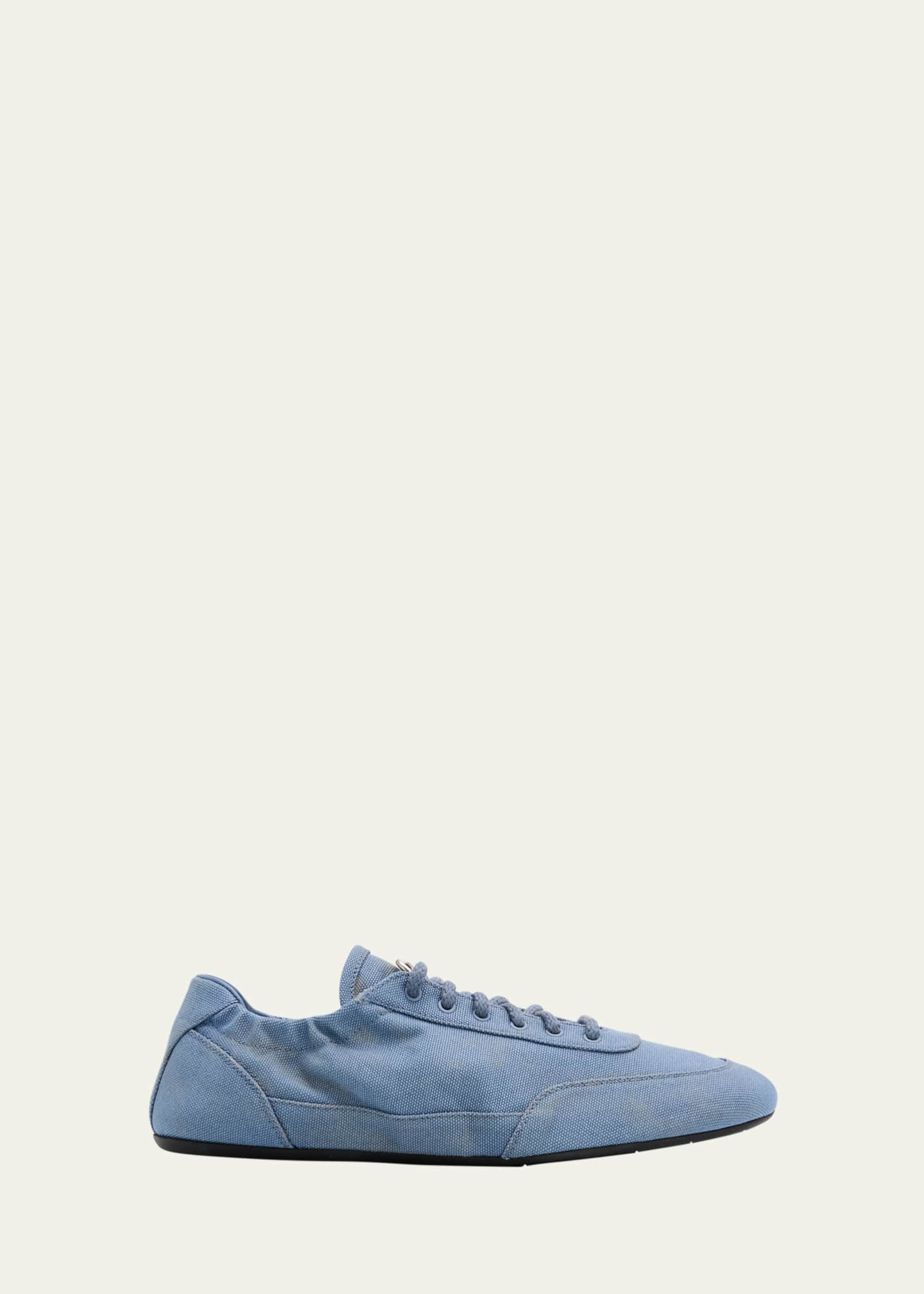 Prada Canvas Low-Top Sneakers - Bergdorf Goodman
