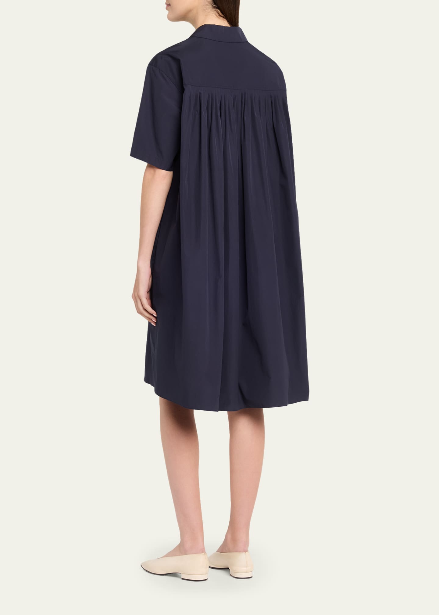 lafayette 148 shirt dress Organic Cotton Poplin Shirt Dress