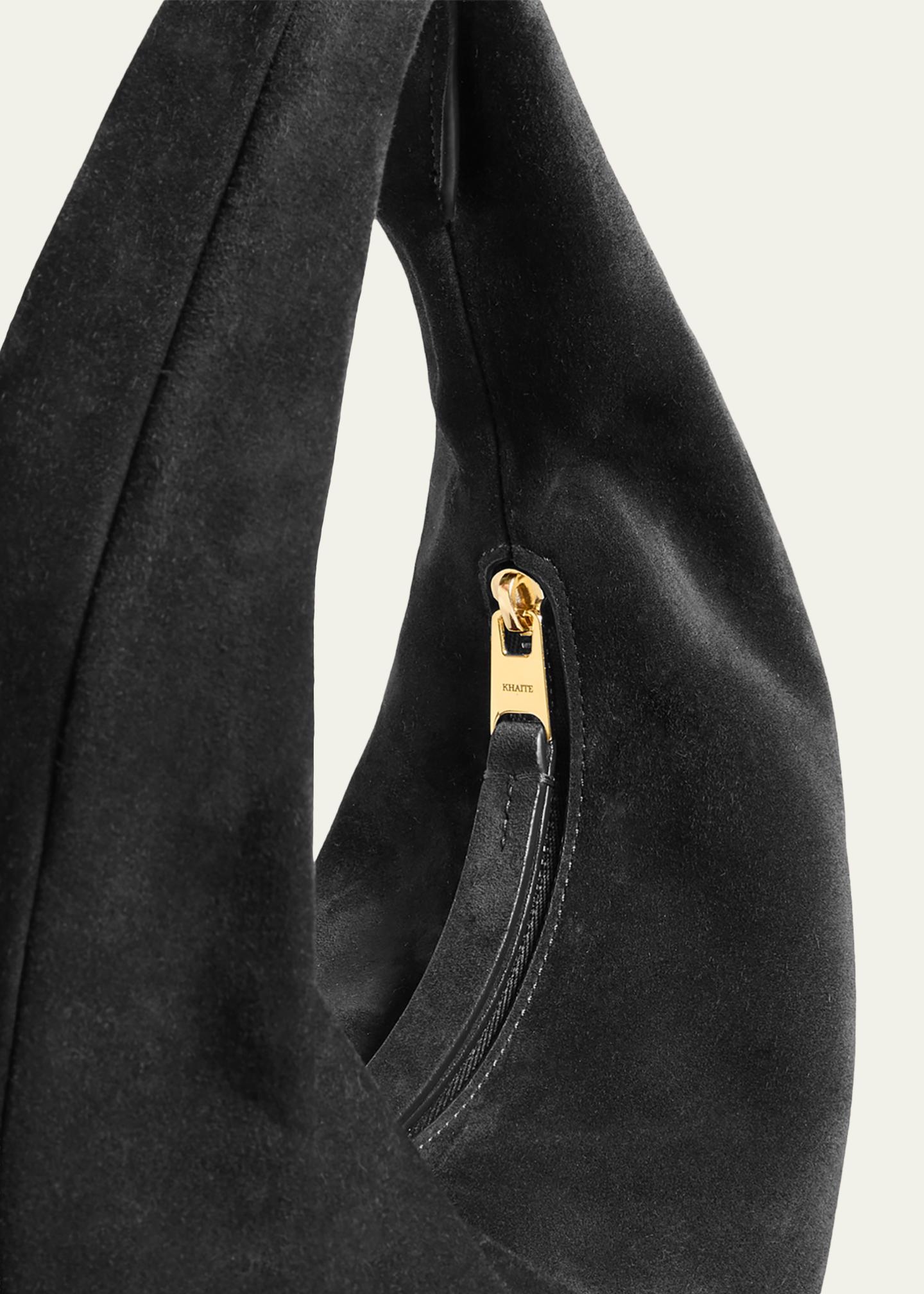 Khaite Olivia Mini Suede Hobo Bag - Bergdorf Goodman