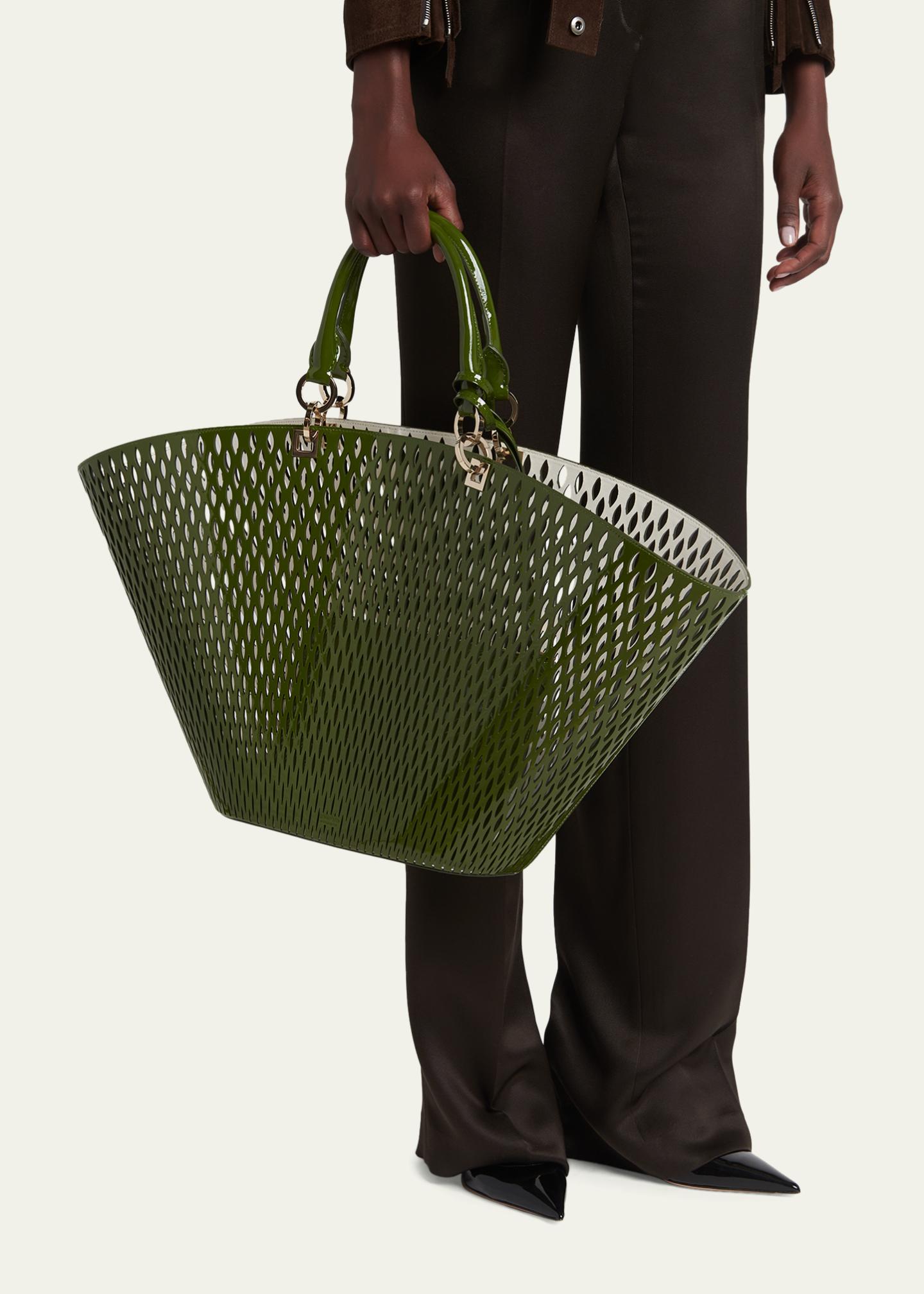TOM FORD Cut Out Patent Leather Large Tote Bag - Bergdorf Goodman