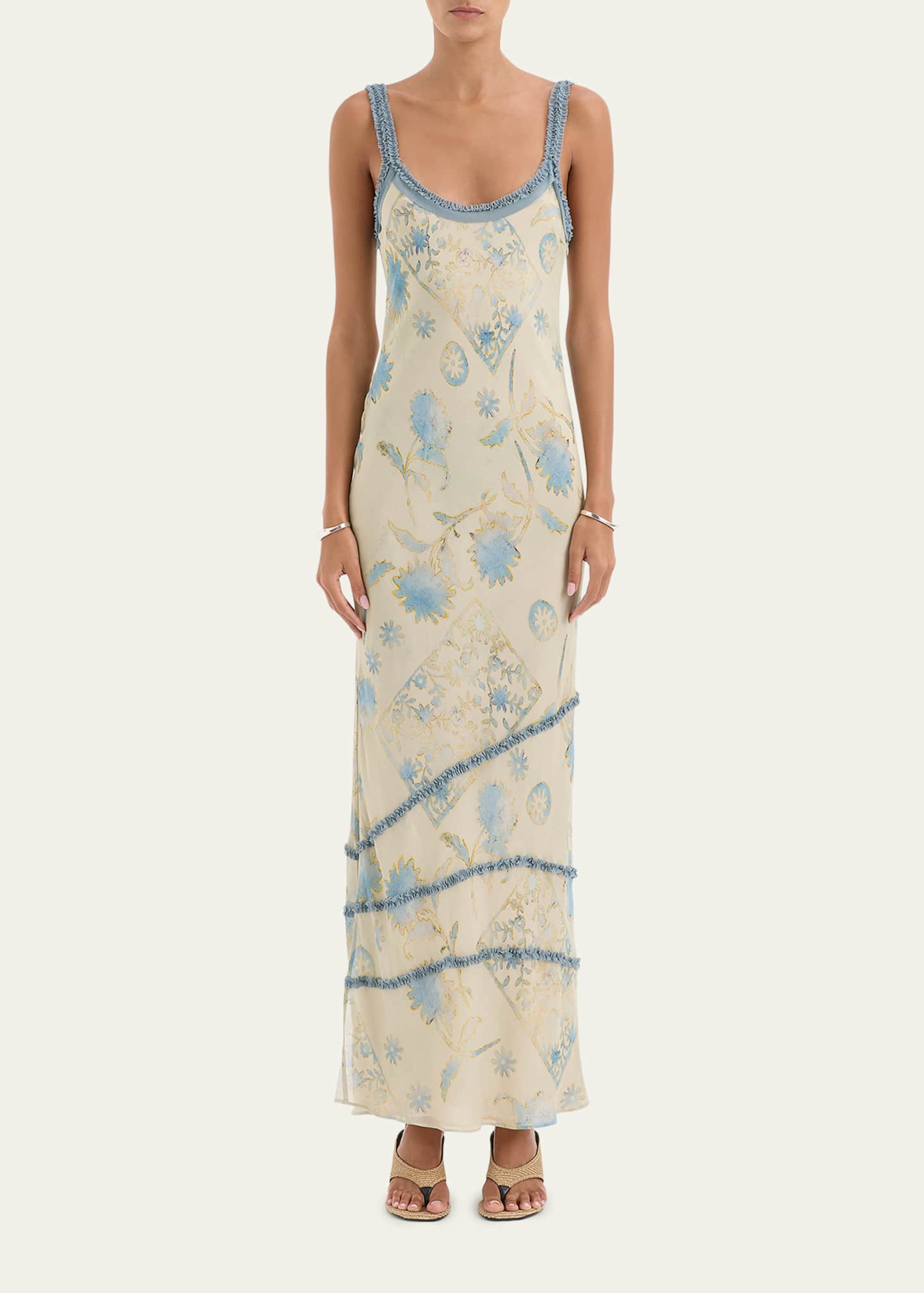 sir floral linen maxi dress SIR