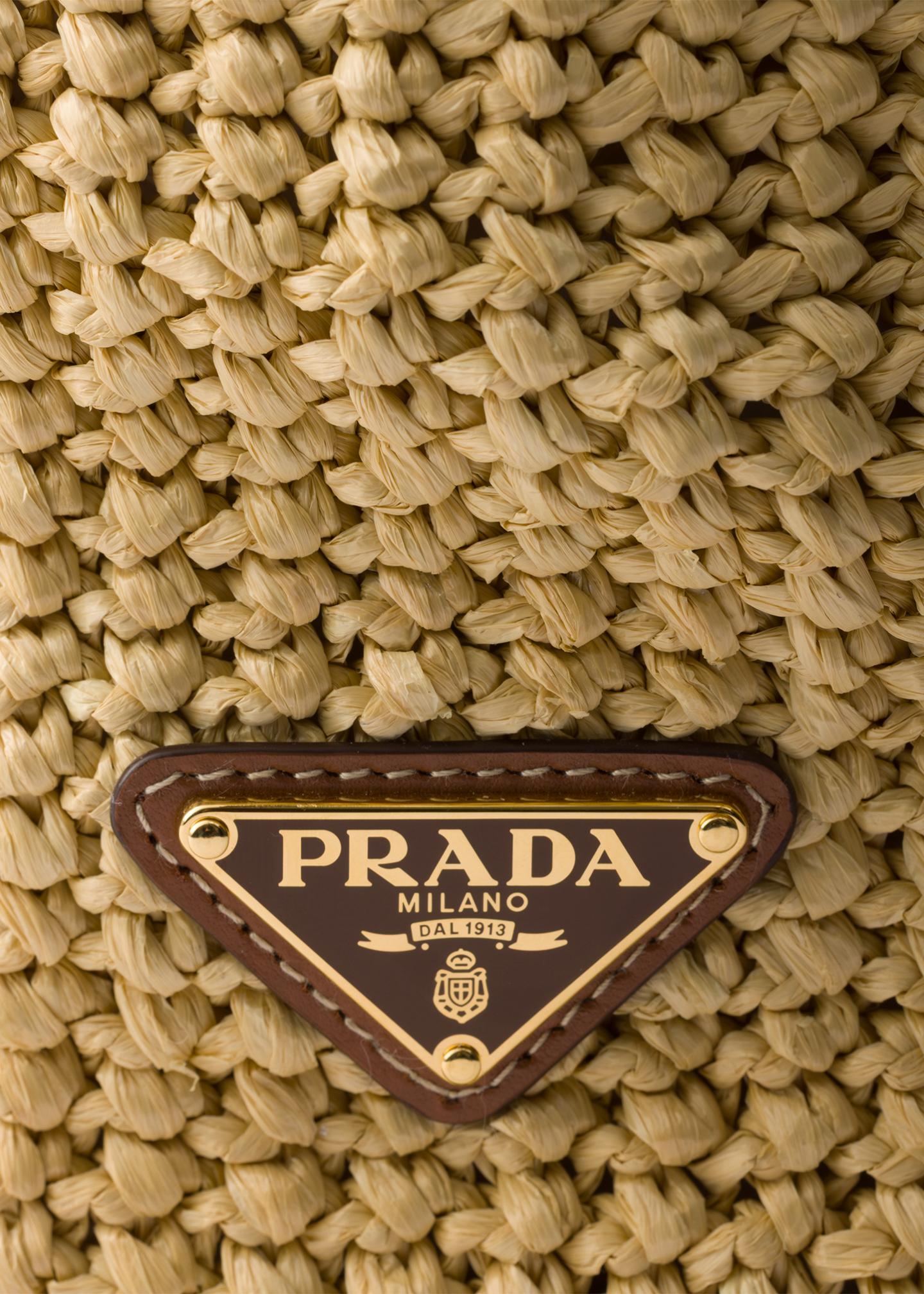 Prada Crochet Raffia Tote Bag - Bergdorf Goodman