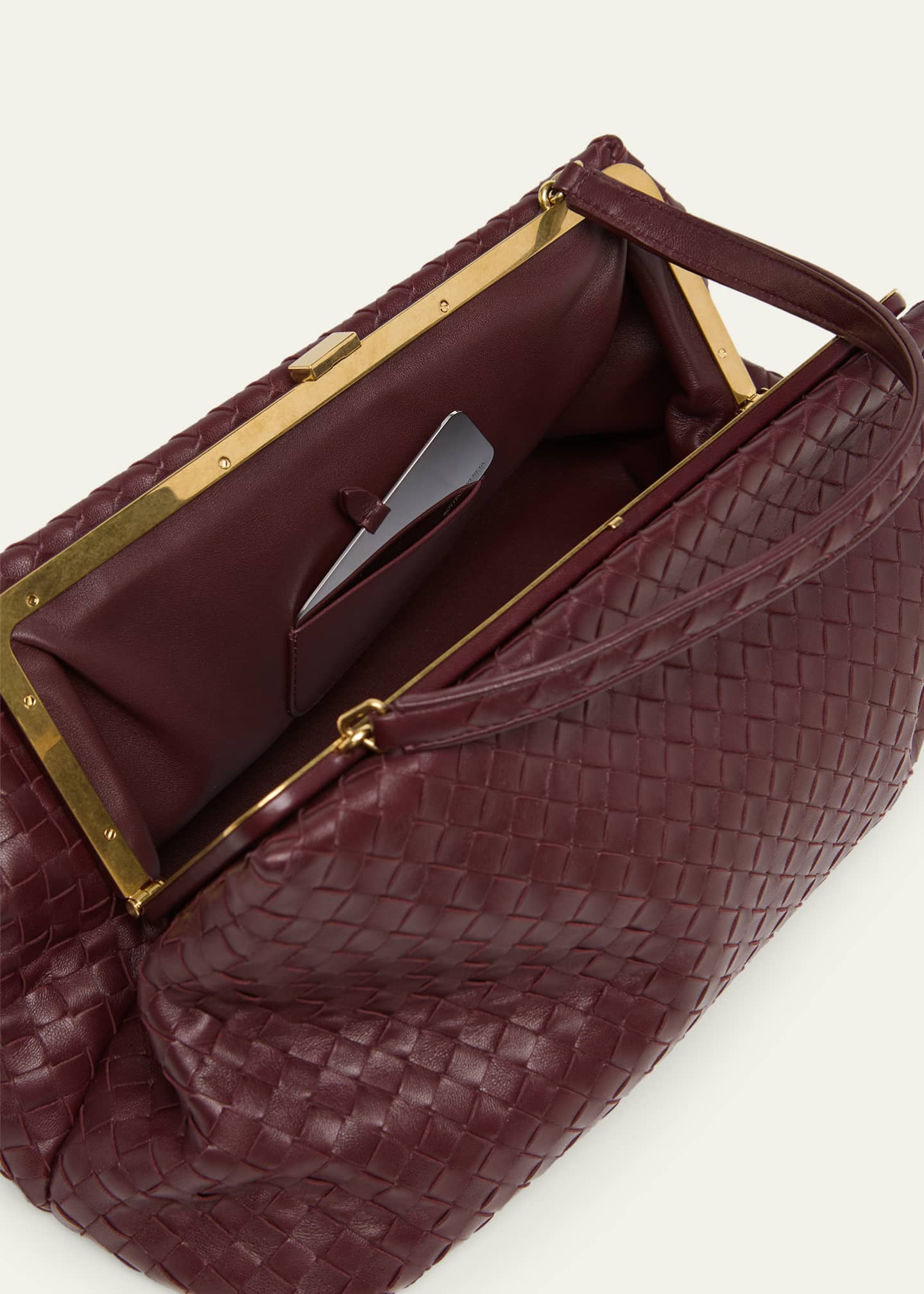 Bottega Veneta 1998 Leather Shoulder Bag - Bergdorf Goodman