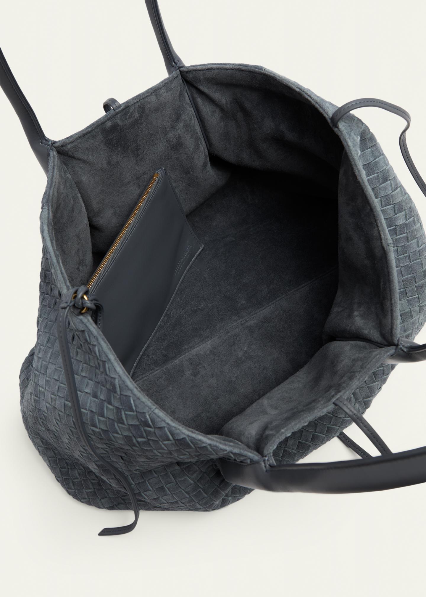 Bottega Veneta Pinacoteca Reversible Suede Shoulder Bag - Bergdorf