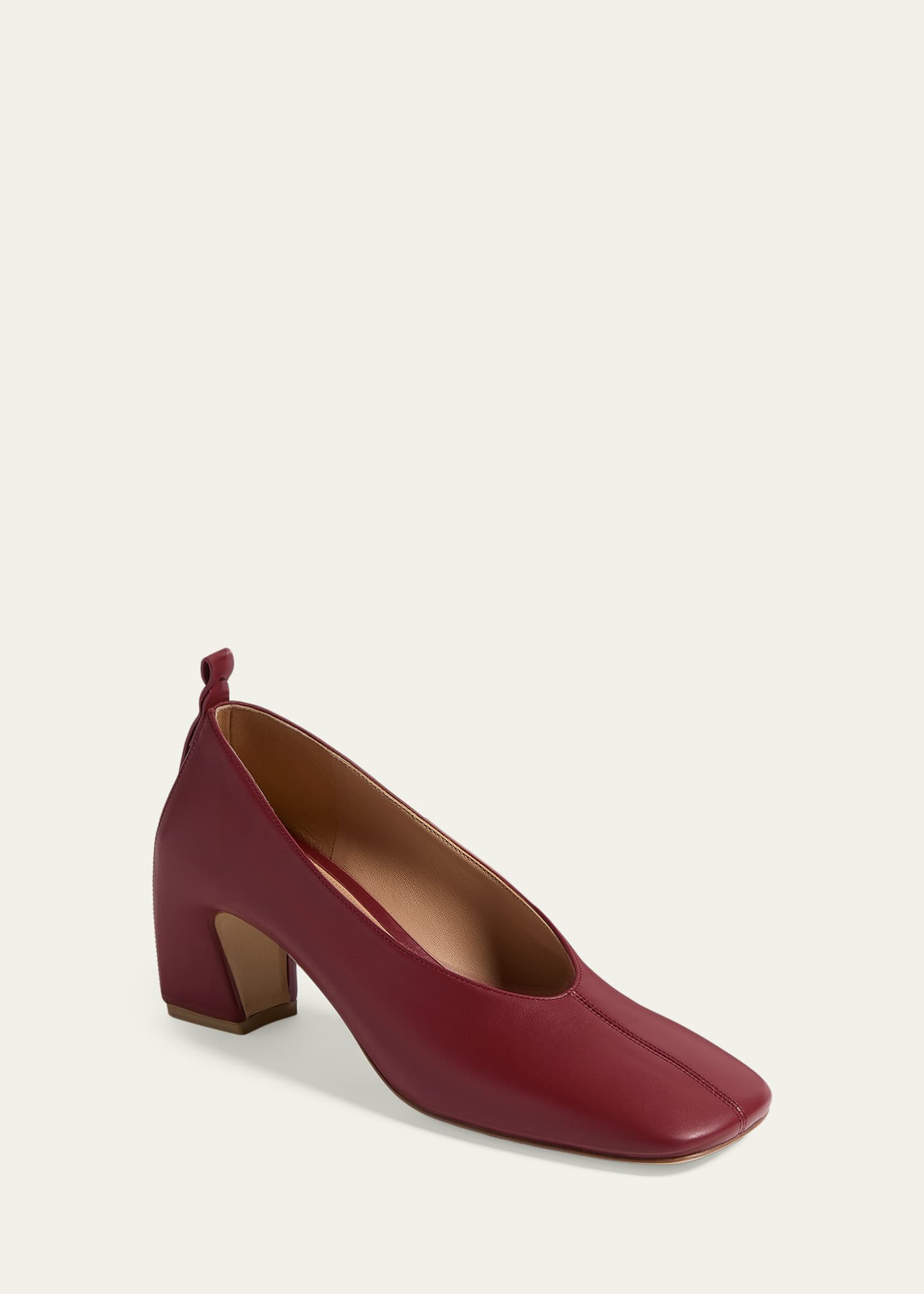 Bottega Veneta 65mm Plonge Calf Leather Pumps - Bergdorf Goodman