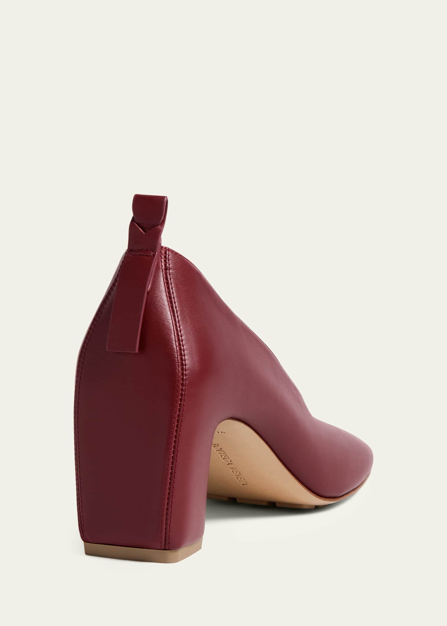 Bottega Veneta 65mm Plonge Calf Leather Pumps - Bergdorf Goodman
