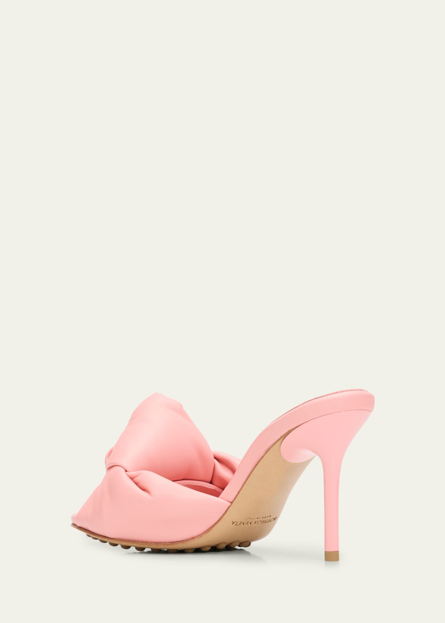 Bottega Veneta 90mm Cherry Nappa Leather Mules - Bergdorf Goodman