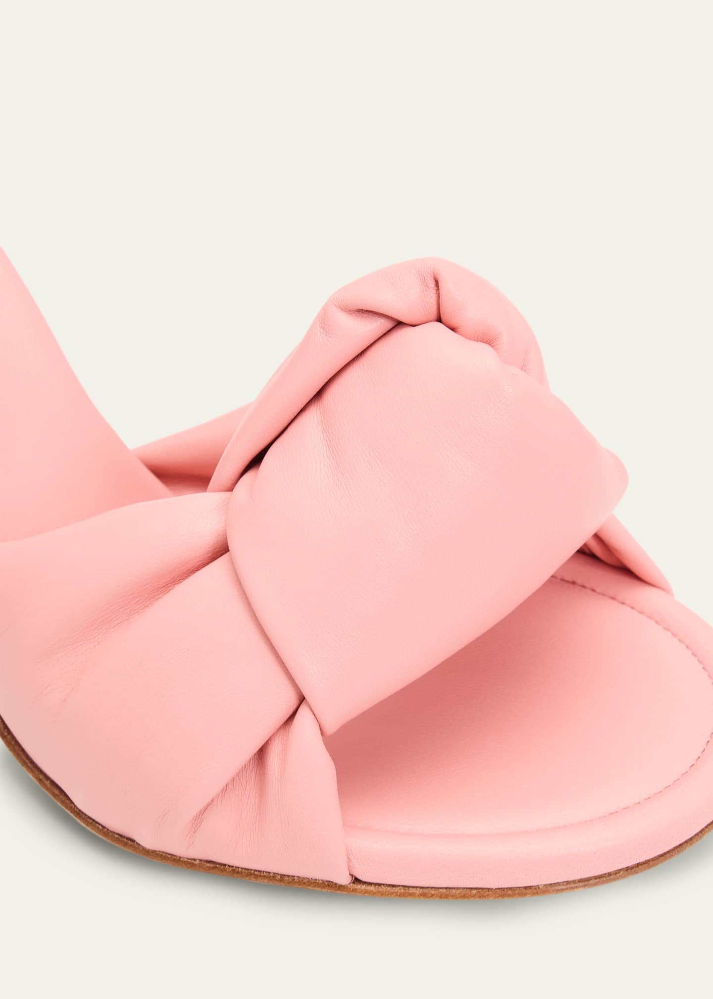 Bottega Veneta 90mm Cherry Nappa Leather Mules - Bergdorf Goodman