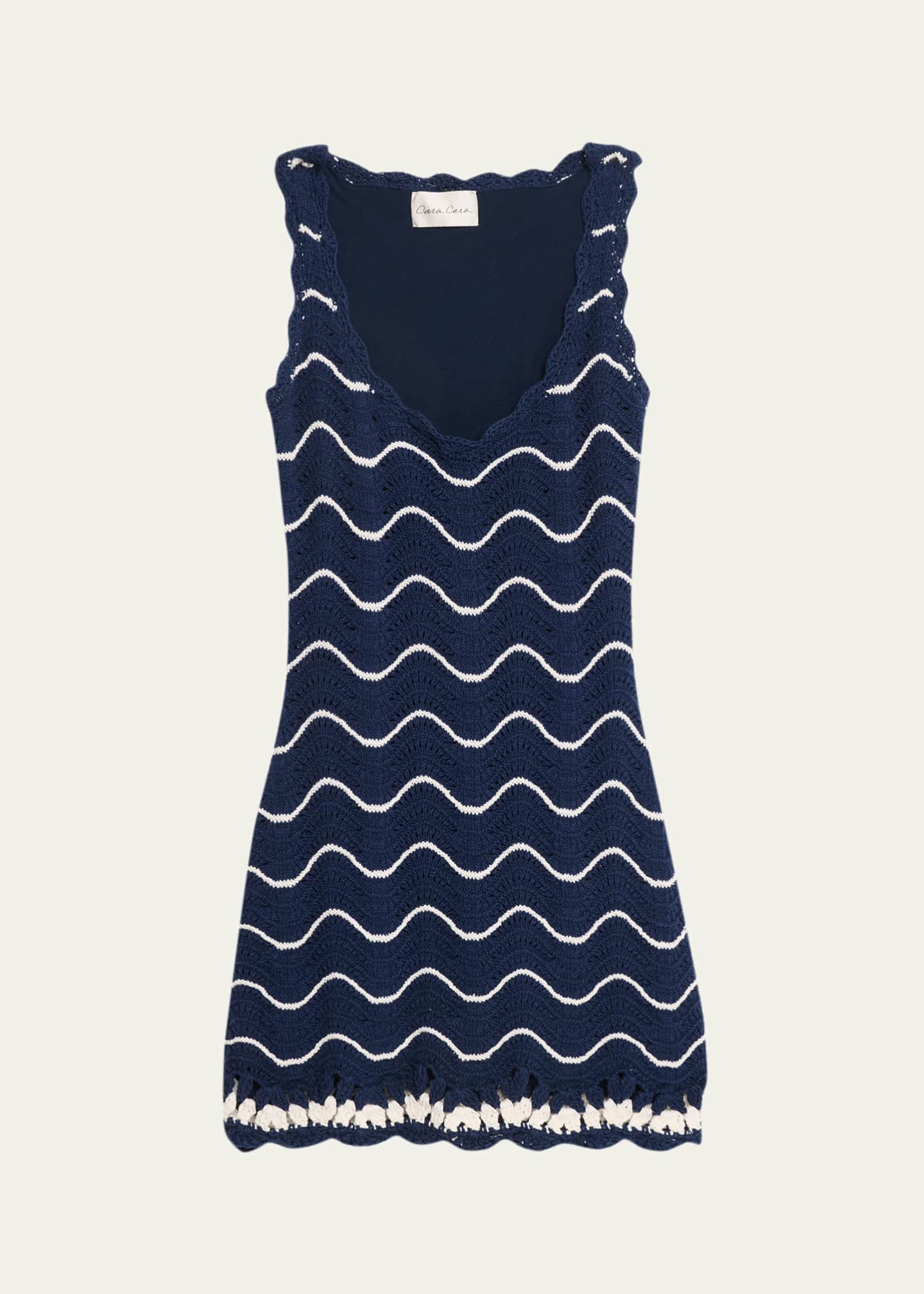 cara cara crochet dress Orel Dress in Margaux Bloom Blue XXL