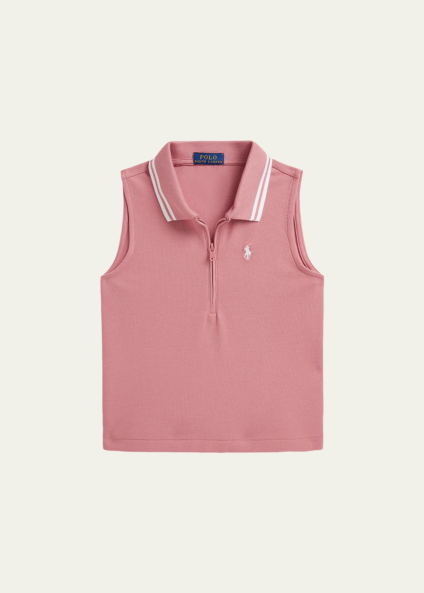 Polo Ralph Lauren Little Girl's & Girl's Stretch Mesh Half-Zip
