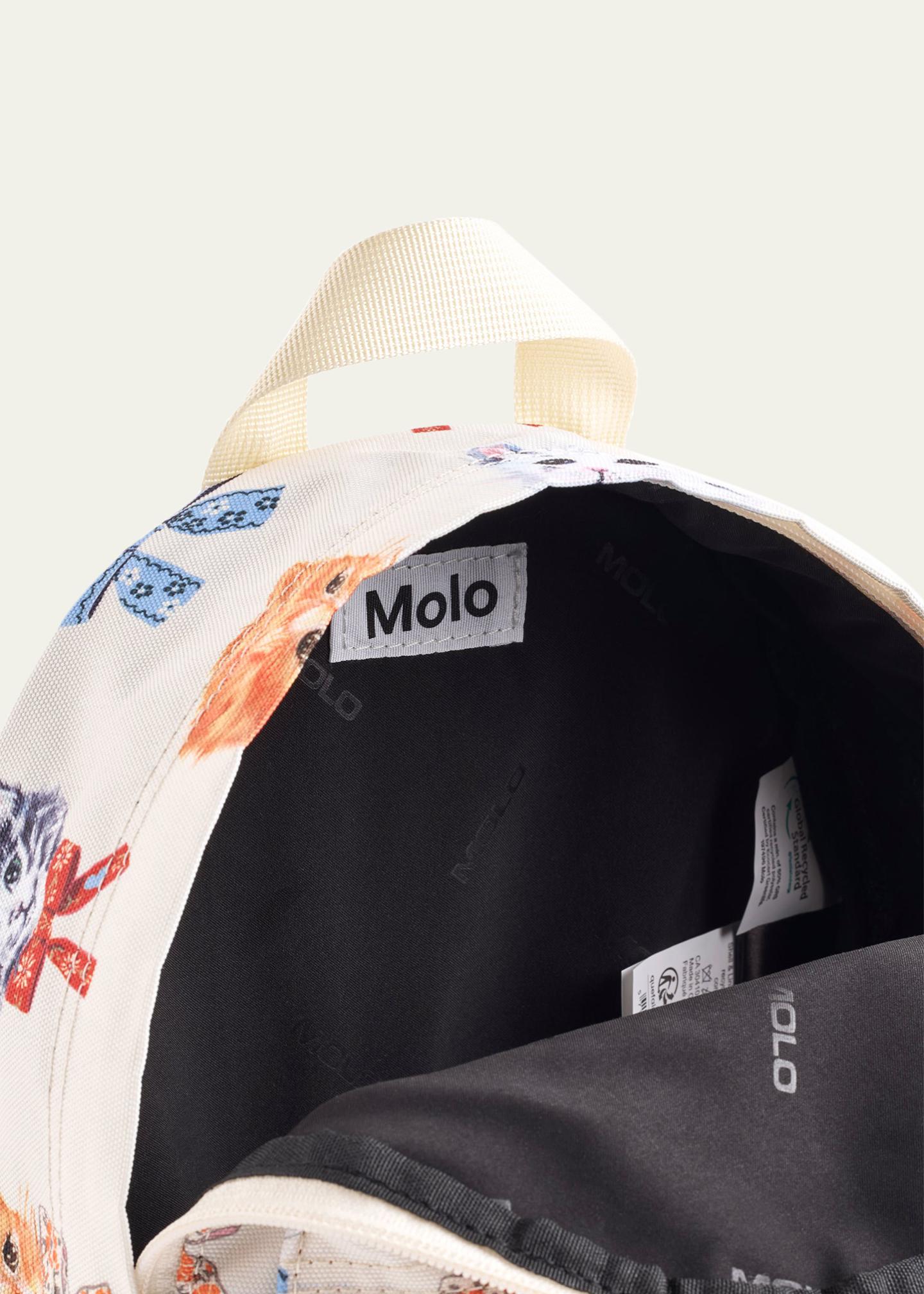 Molo Kid's Animal-Print Backpack - Bergdorf Goodman
