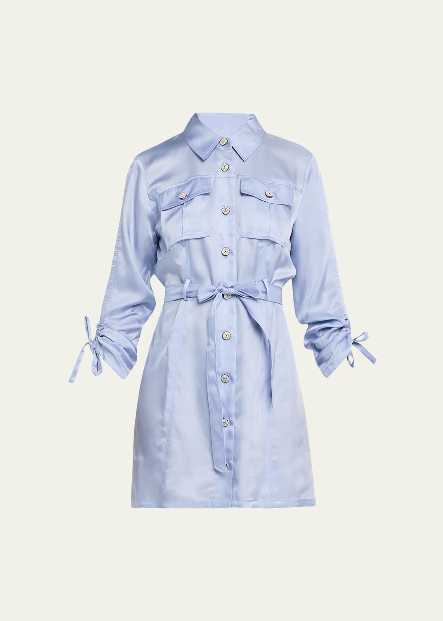 cinq a sept shirt dress Cinq  Sept Lucilla Mini Shirt Dress