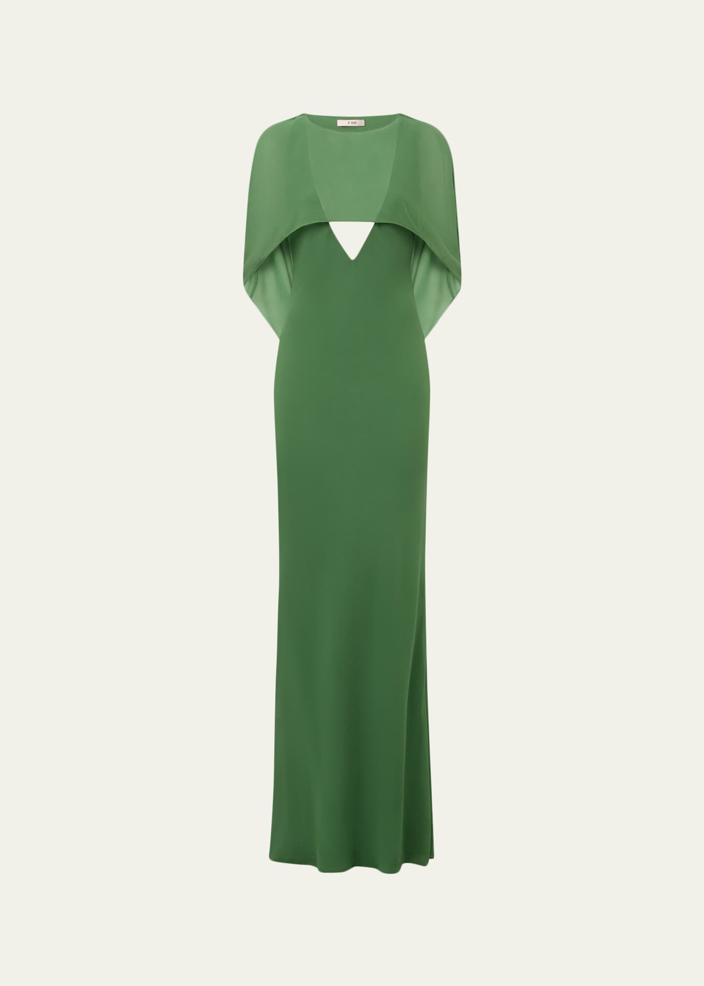 Reese Draped Cutout Mermaid Gown