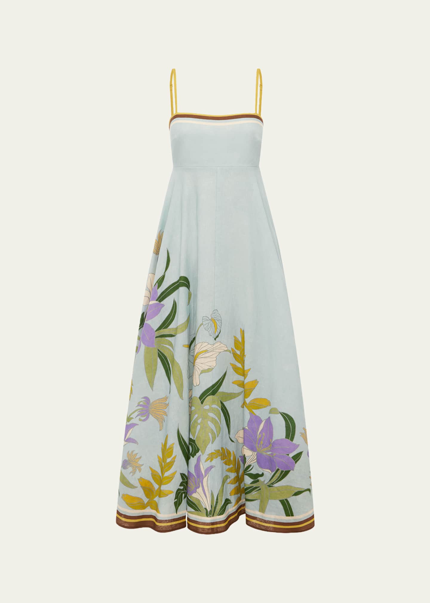 alemais linen midi dress Alfie Sundress