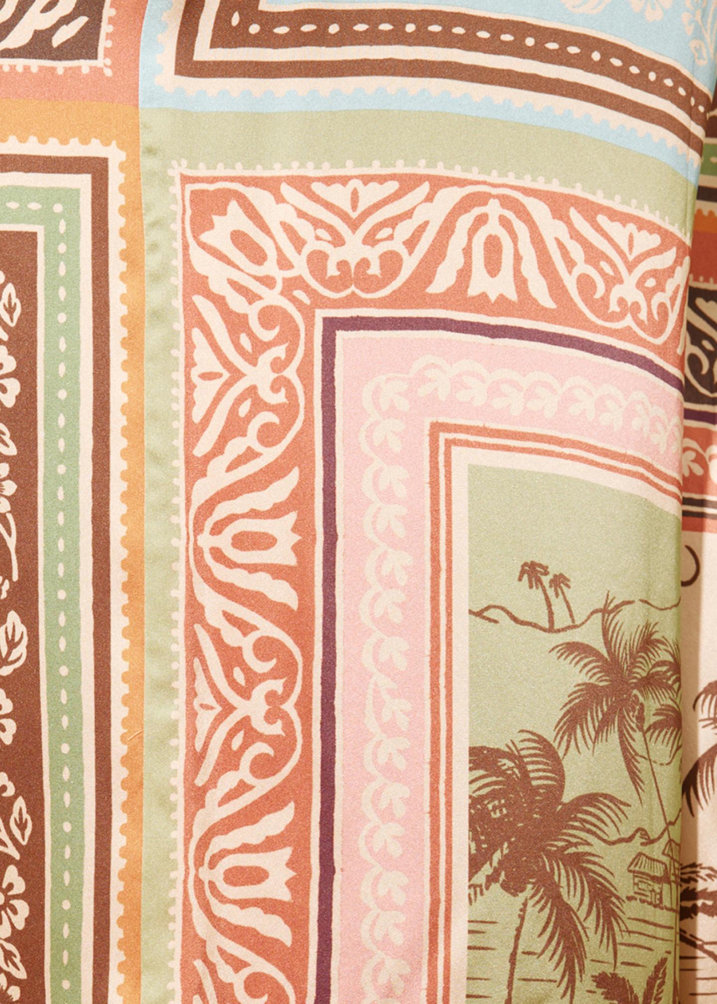 ALÉMAIS Alberta Silk Shirt - Bergdorf Goodman