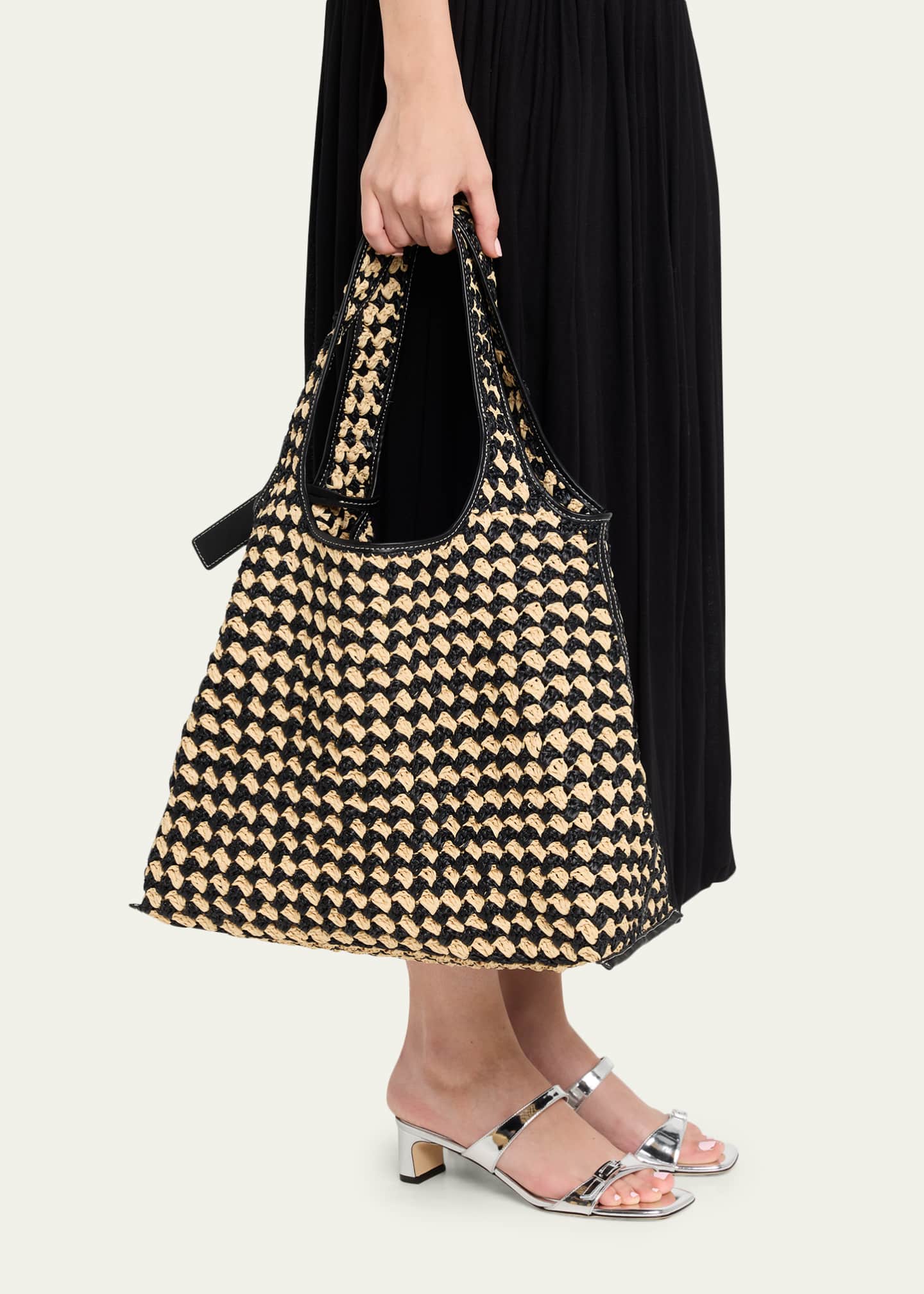 3.1 Phillip Lim 3.1 Market Crochet Raffia Tote Bag - Bergdorf Goodman