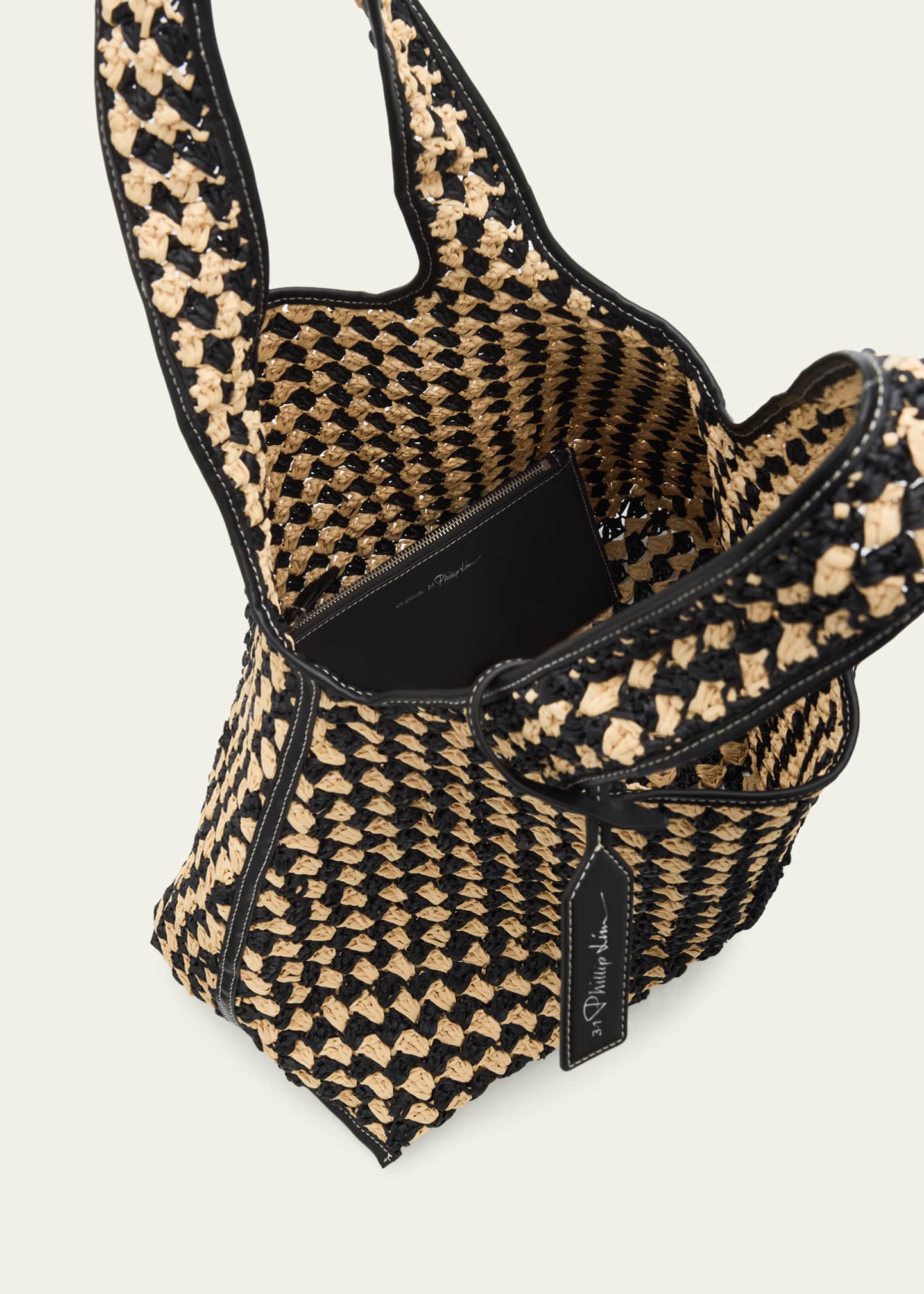 3.1 Phillip Lim 3.1 Market Crochet Raffia Tote Bag - Bergdorf Goodman