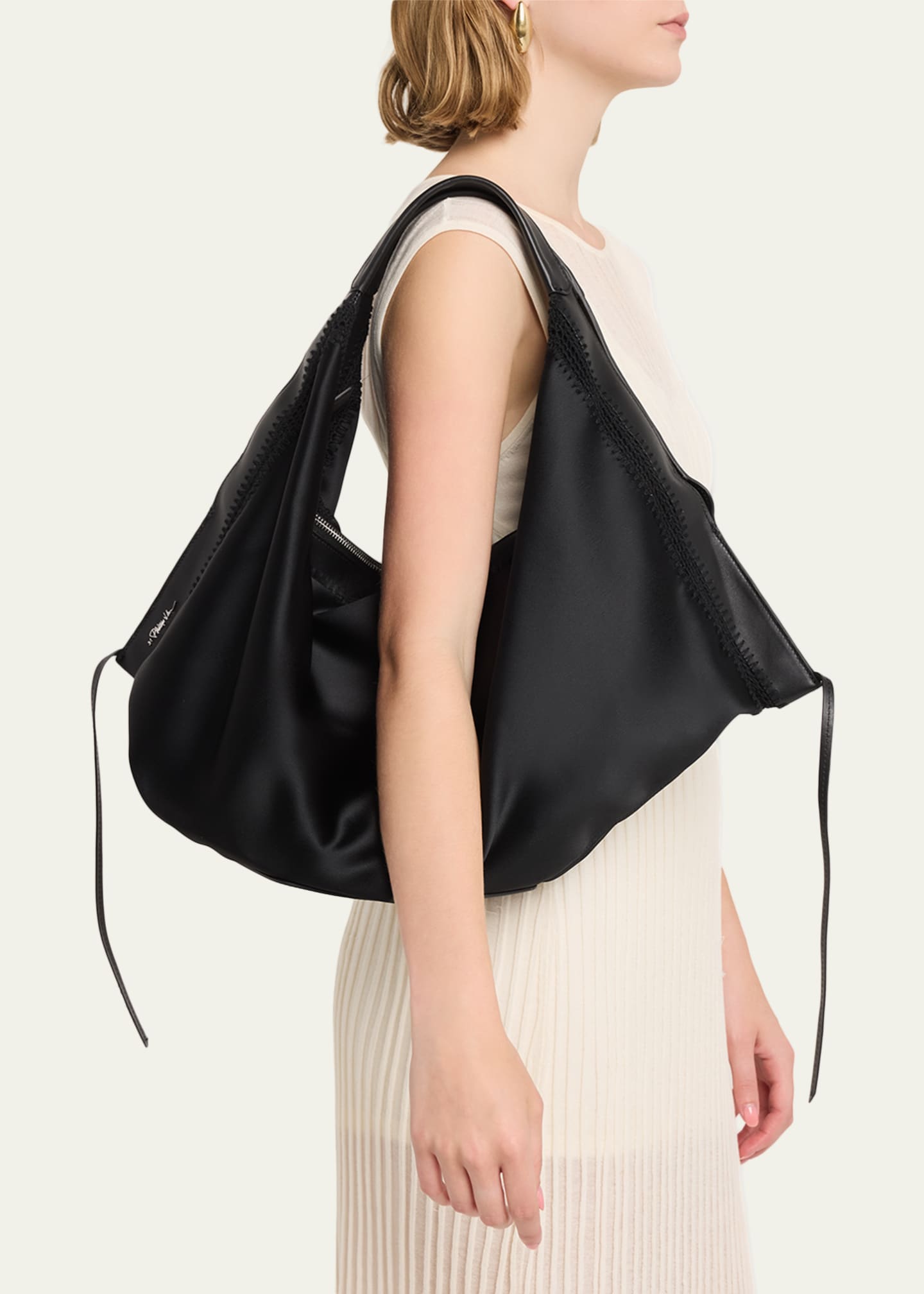3.1 Phillip Lim Luna Medium Satin Shoulder Bag - Bergdorf Goodman