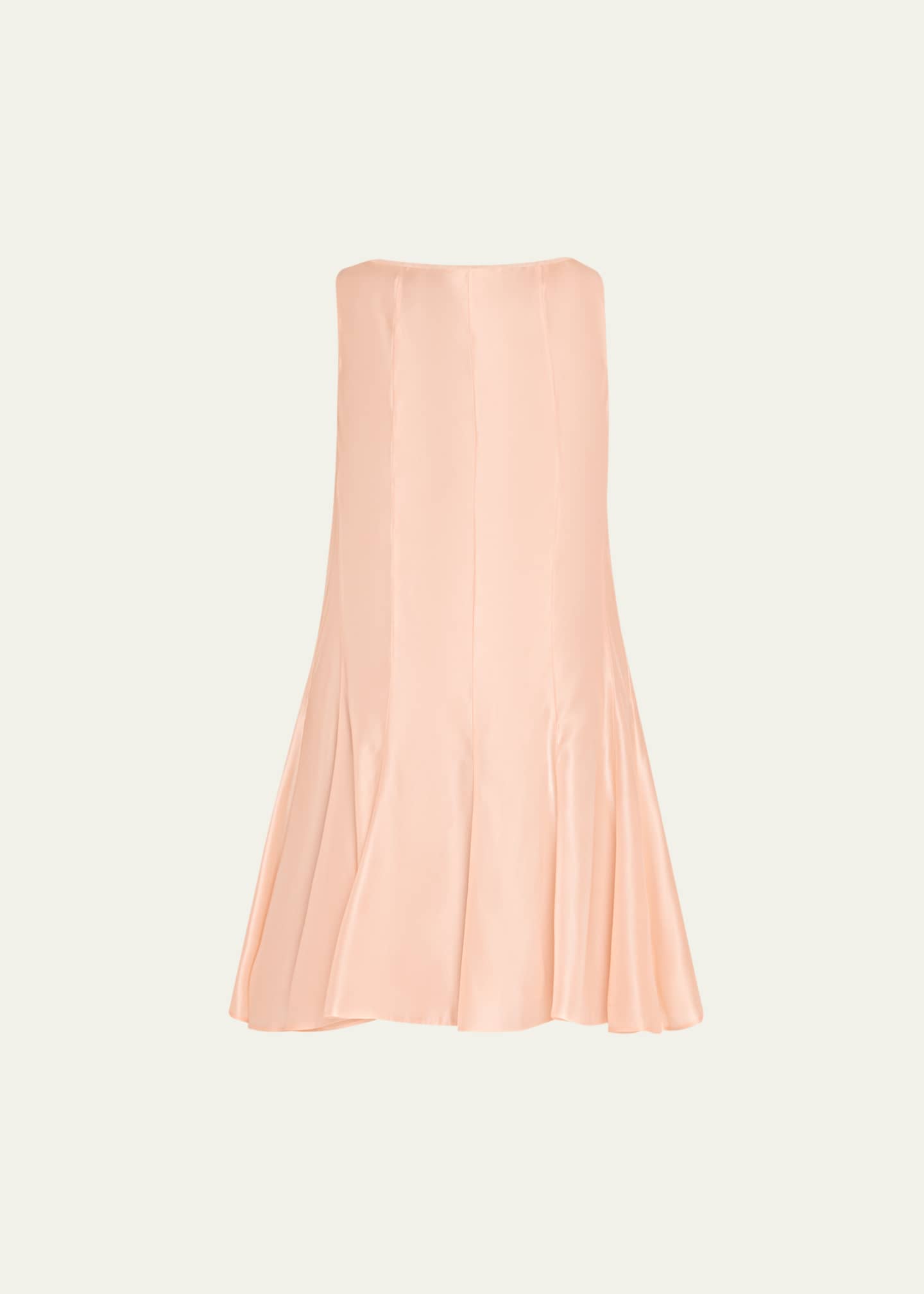 Khaite Mags Dress in Light Peach - Orange Designer Dress - Size: 4