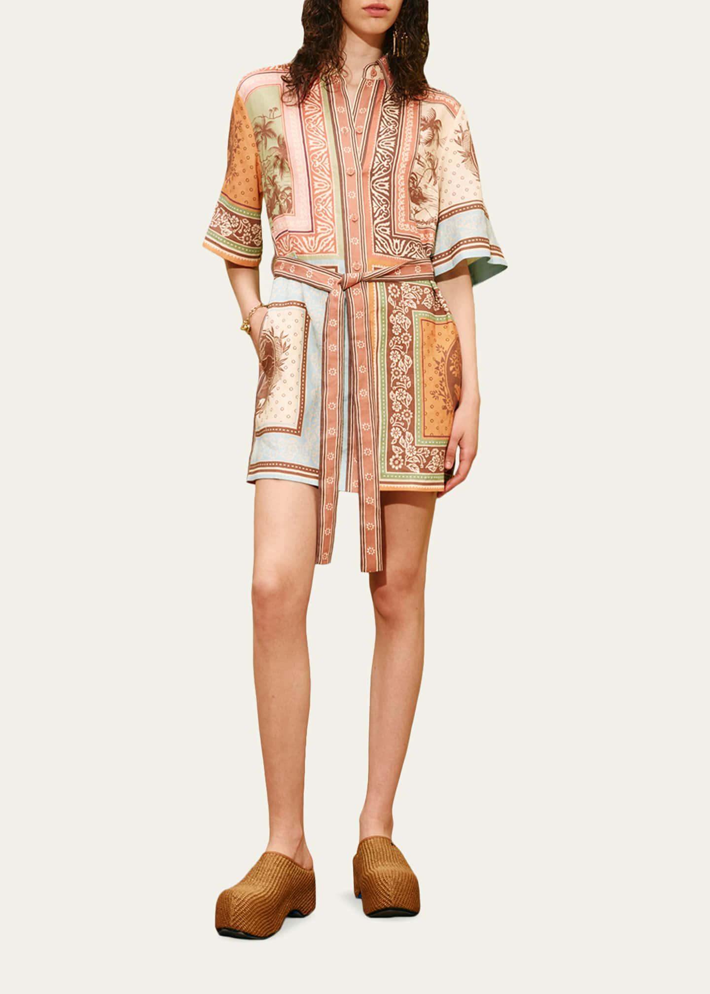 alemais mini shirt dress Alemais Ruthie Mini Dress