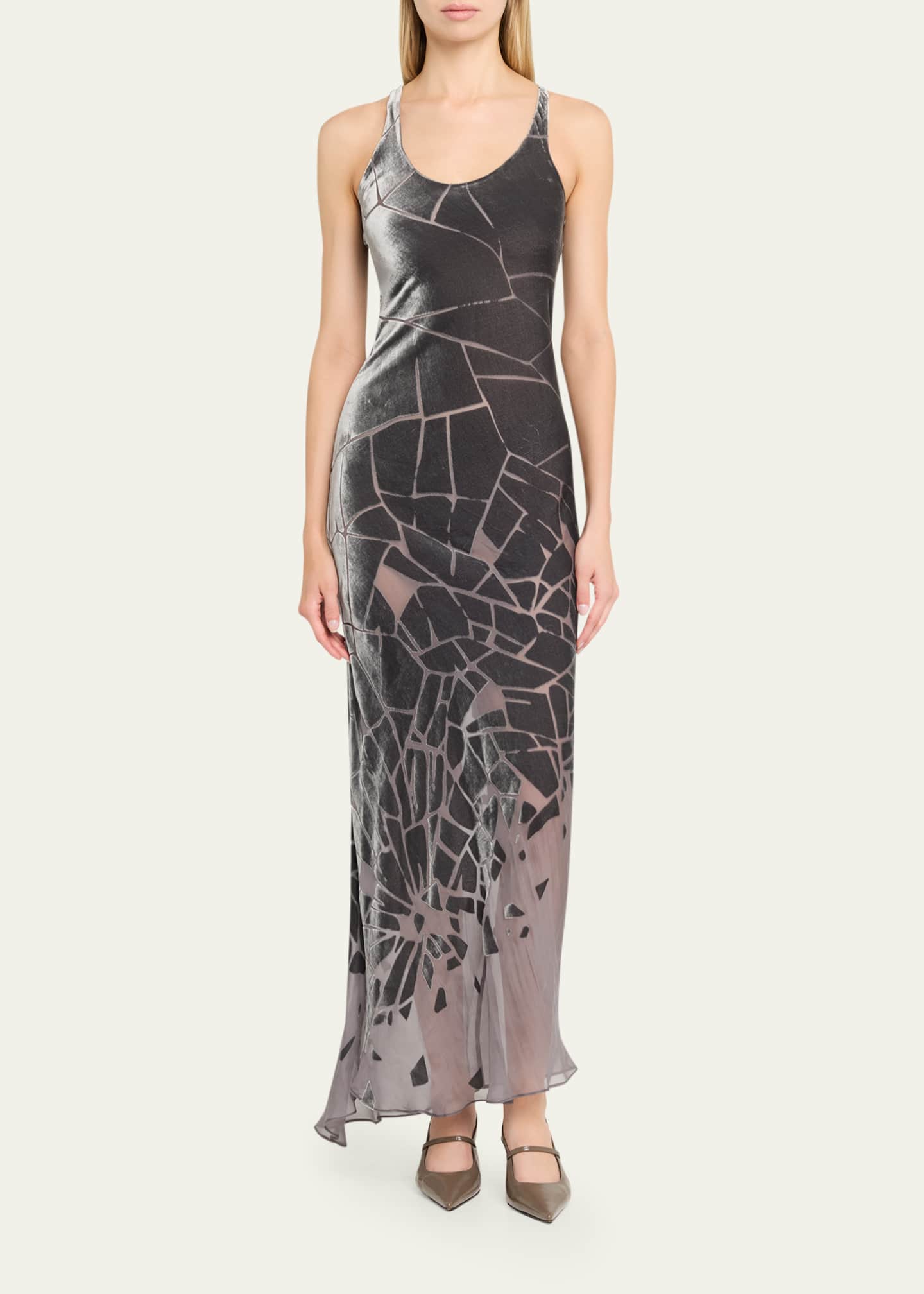 burnout cut out maxi dress Burnout Cut Out Maxi Dress Red